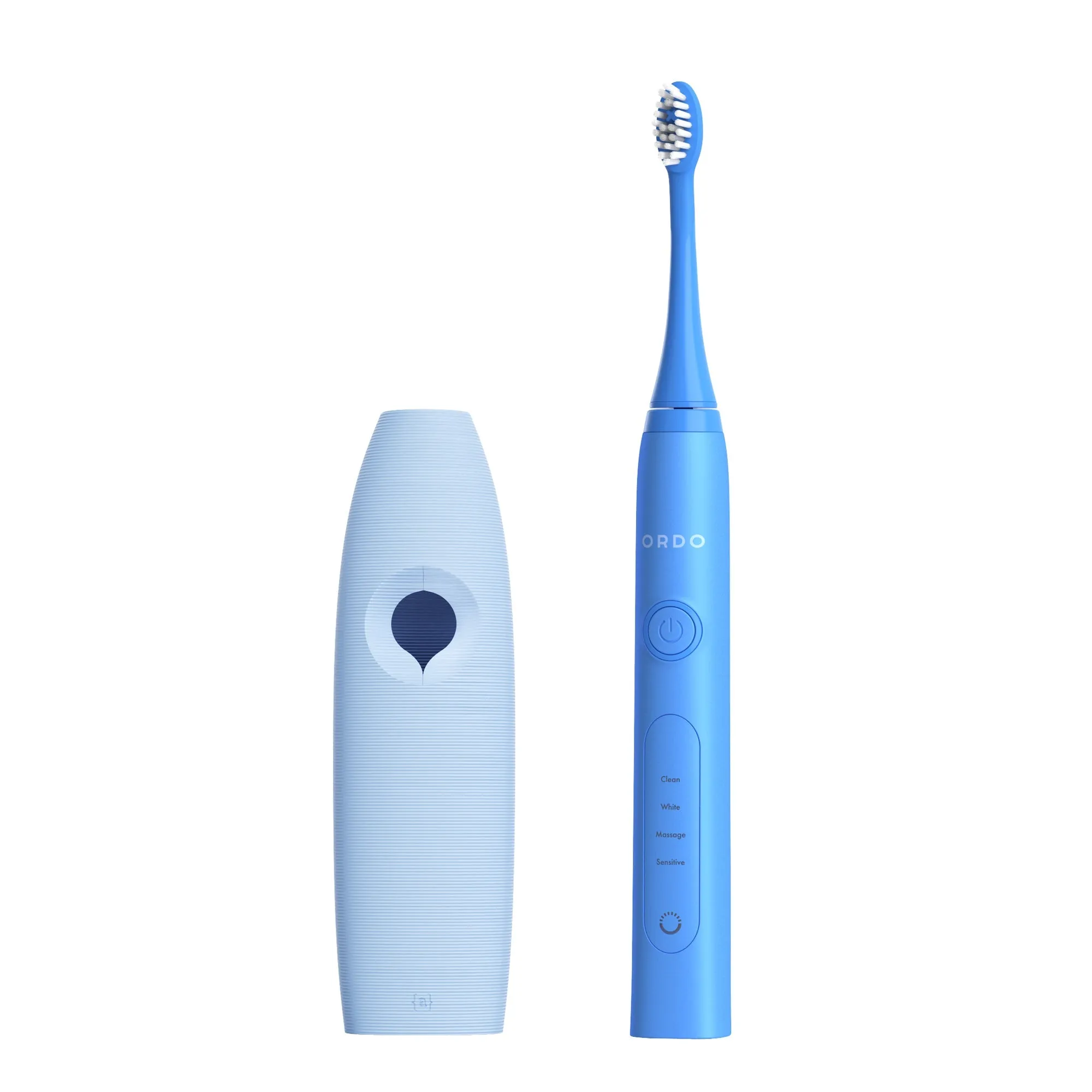 Ordo Sonic  Toothbrush & {access}ories Handle - Soft Blue Hemispherical Medium Smooth