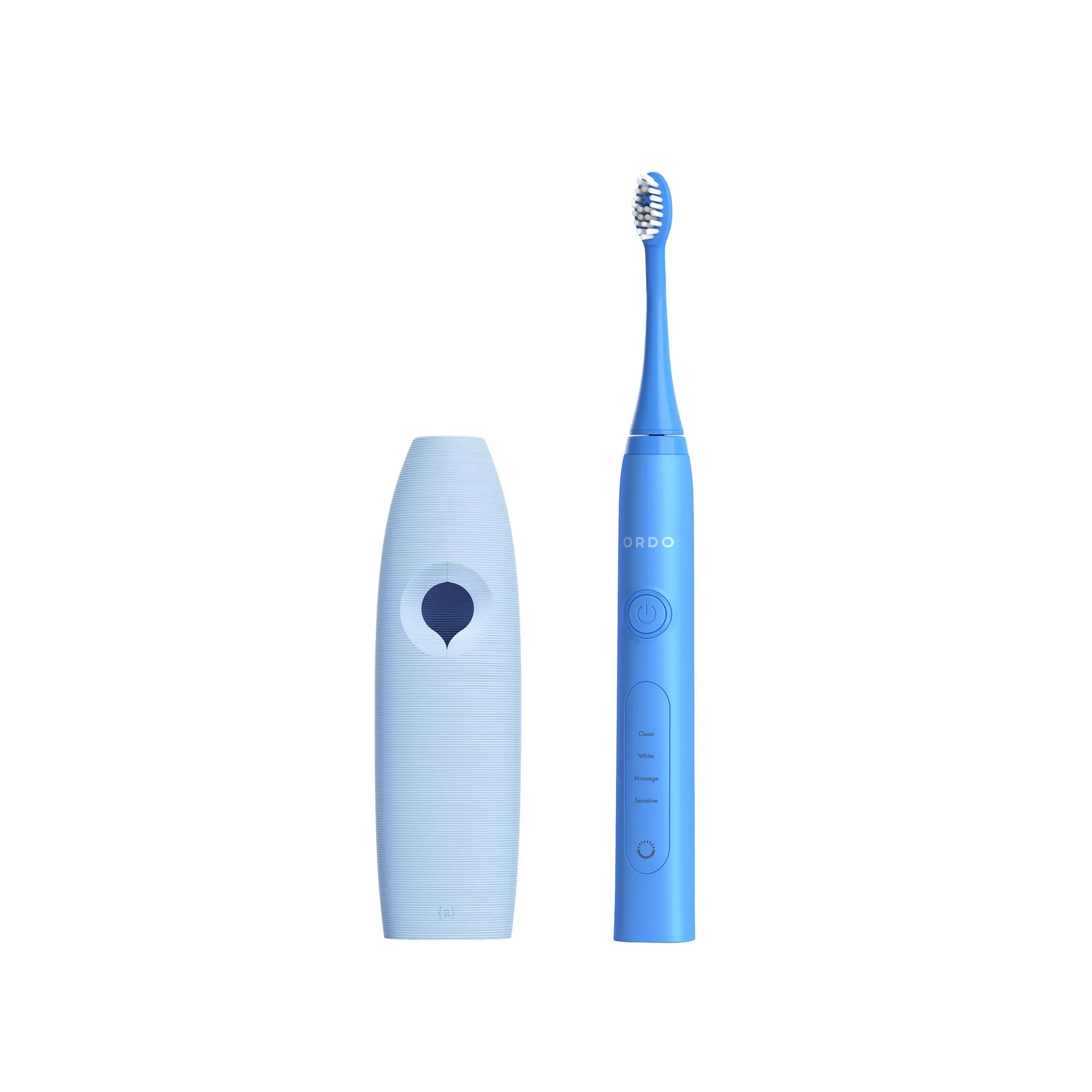 Ordo Sonic  Toothbrush & {access}ories Handle - Soft Blue Hemispherical Medium Smooth