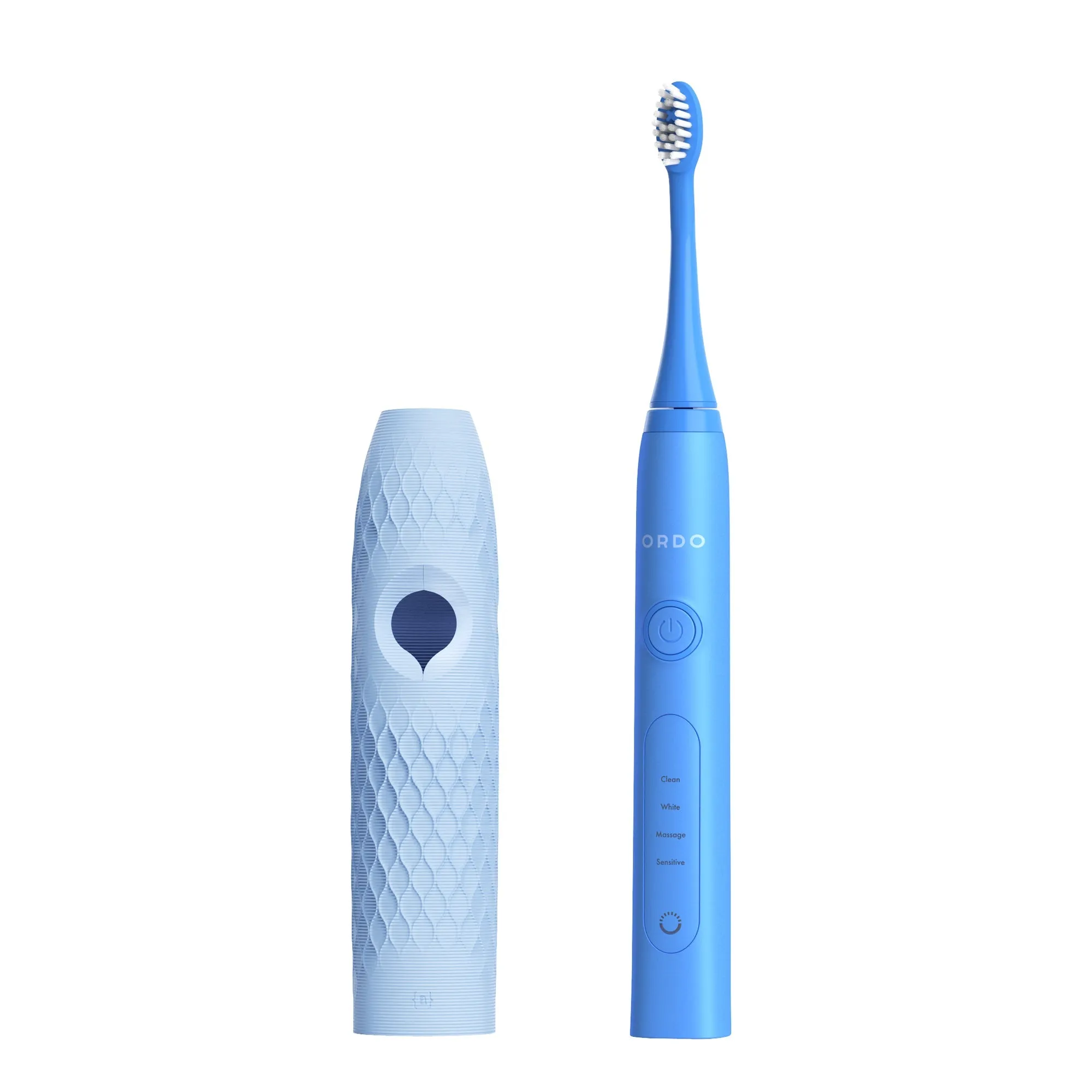 Ordo Sonic  Toothbrush & {access}ories Handle - Soft Blue Straight Small Diamond