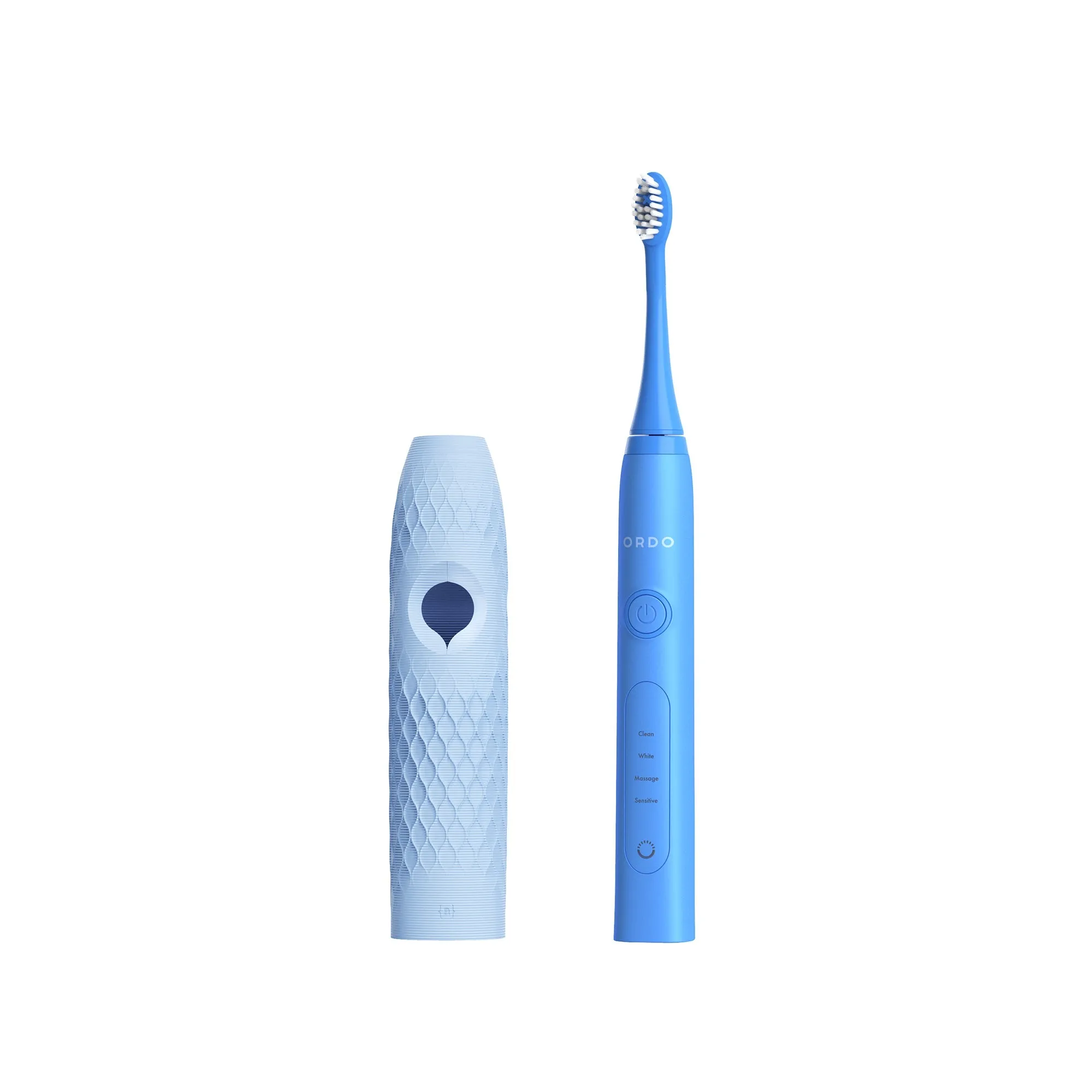 Ordo Sonic  Toothbrush & {access}ories Handle - Soft Blue Straight Small Diamond