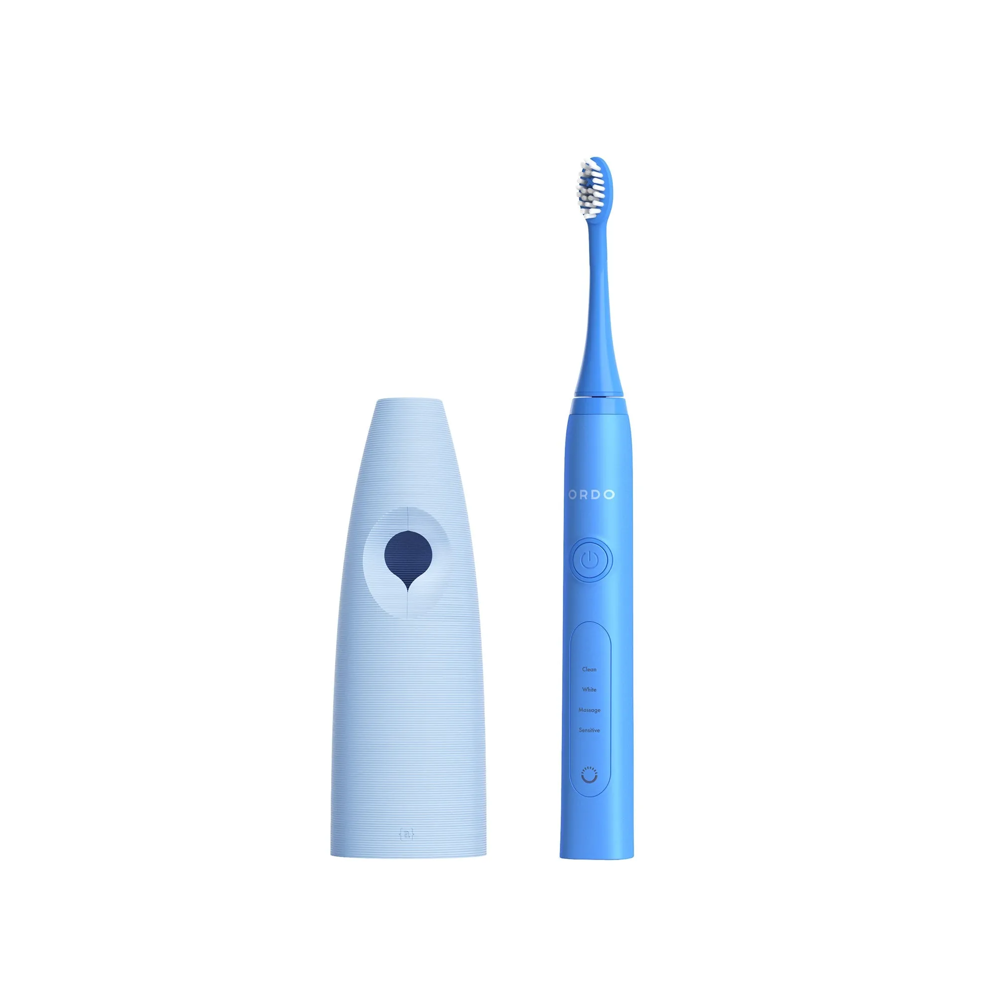 Ordo Sonic  Toothbrush & {access}ories Handle - Soft Blue Tapered Large Smooth