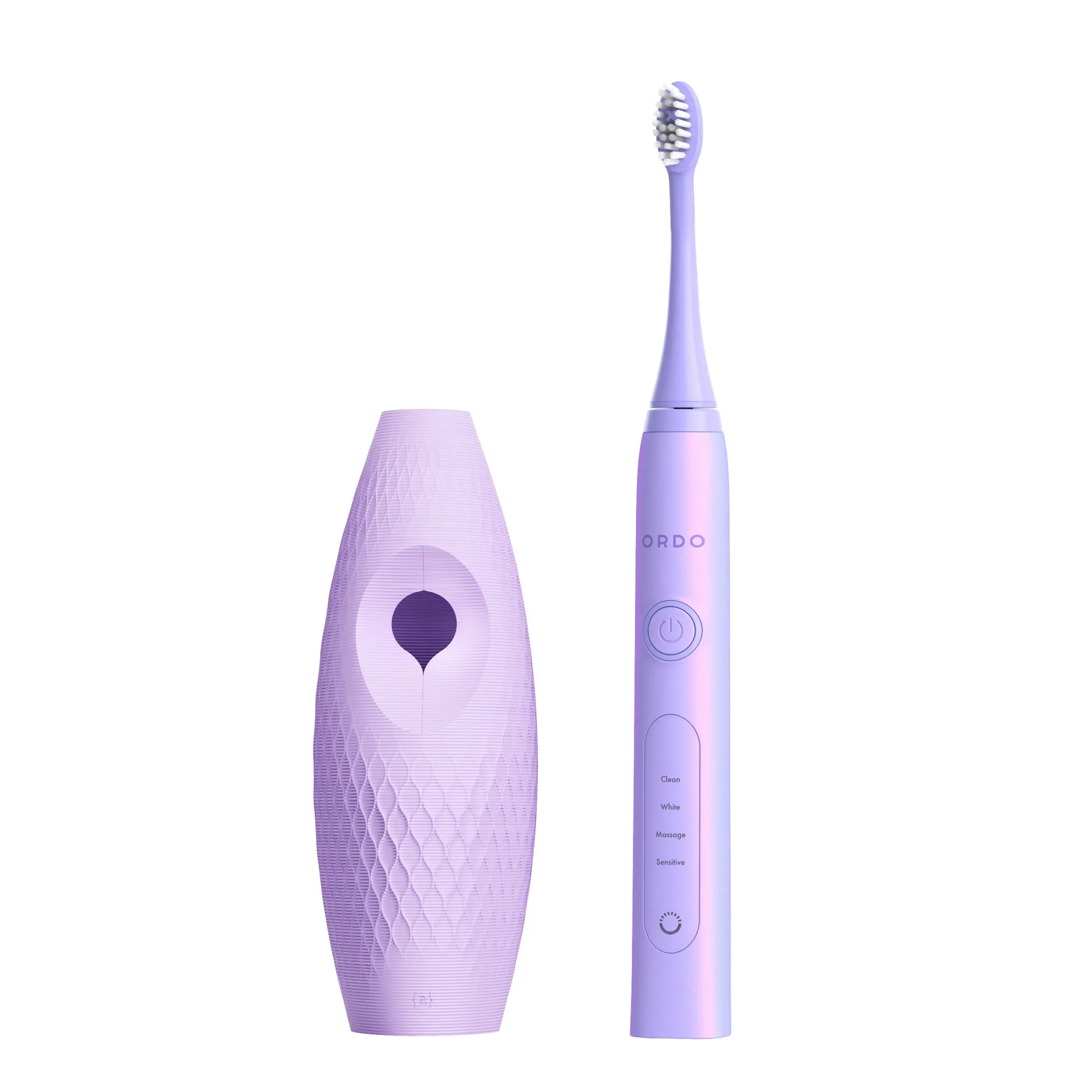 Ordo Sonic  Toothbrush & {access}ories Handle - Violet Triangular Large Diamond