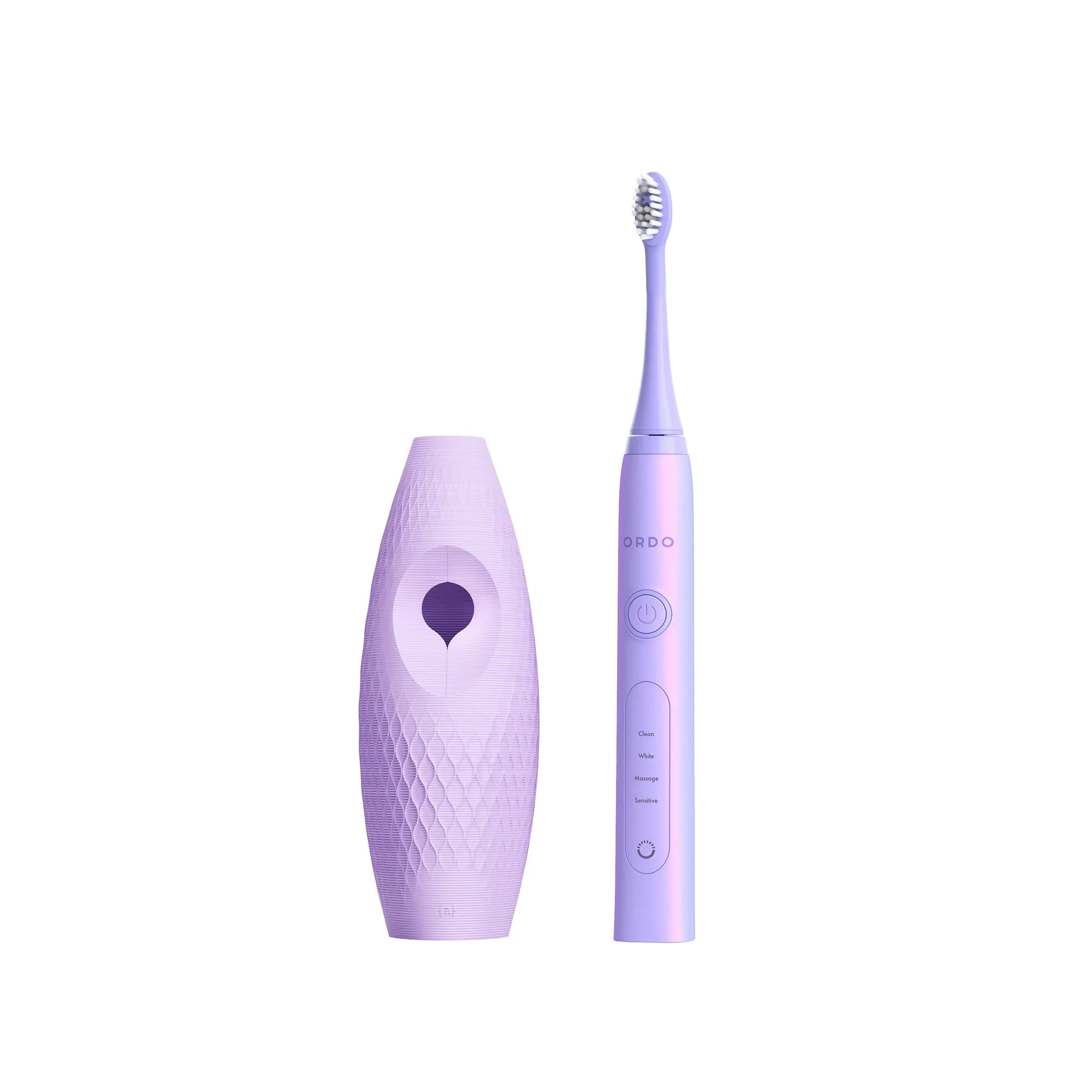 Ordo Sonic  Toothbrush & {access}ories Handle - Violet Triangular Large Diamond