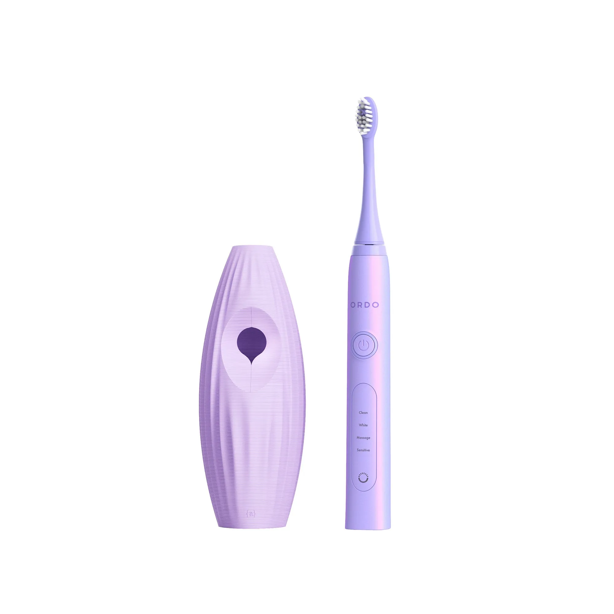 Ordo Sonic  Toothbrush & {access}ories Handle - Violet Triangular Large Vertical