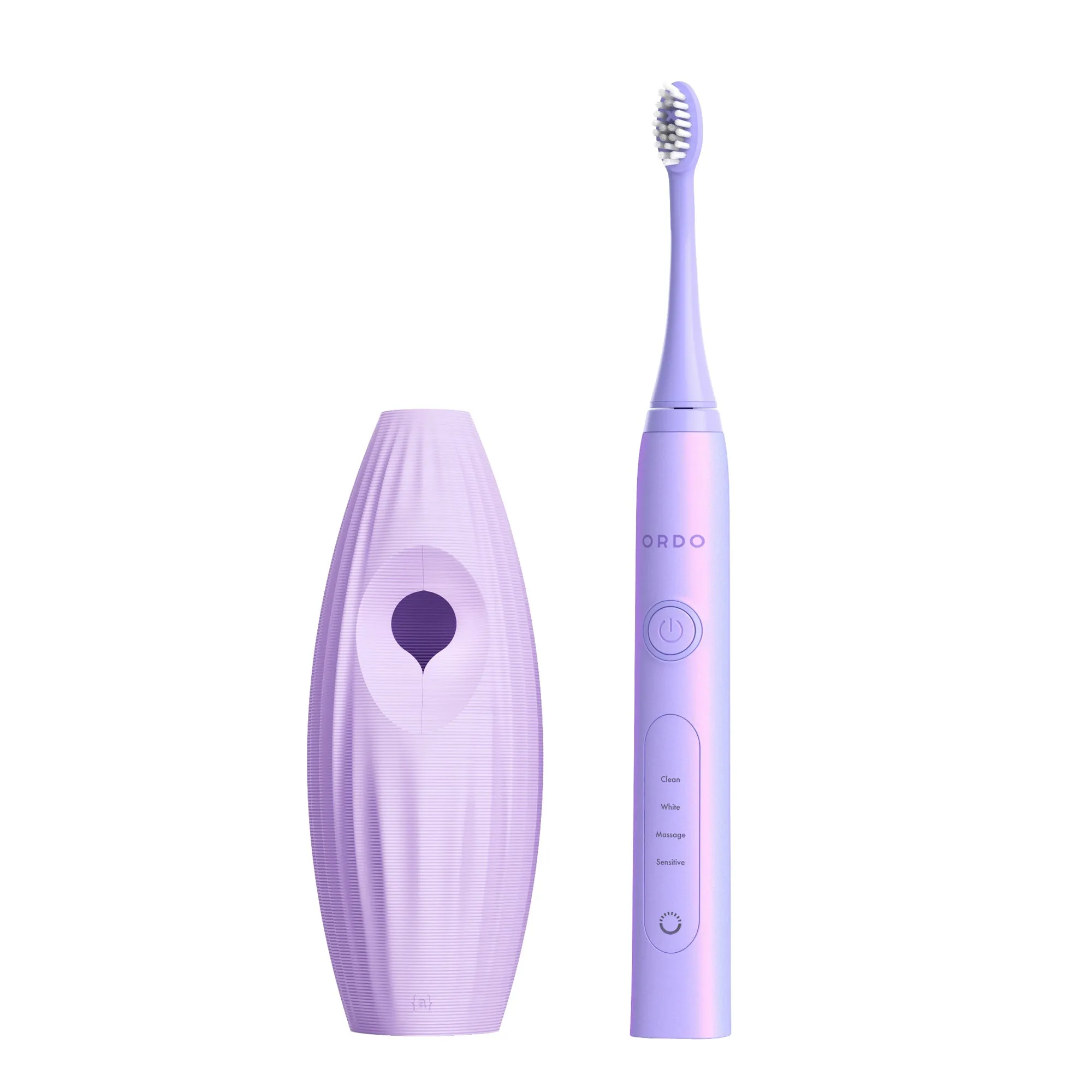 Ordo Sonic  Toothbrush & {access}ories Handle - Violet Triangular Large Vertical