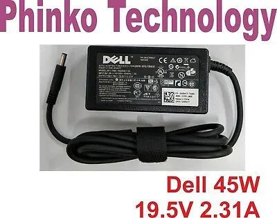 Original Adapter Charger for Dell Ultrabook XPS 12 13 19.5V 2.31A, 45W 4.5*3.0mm