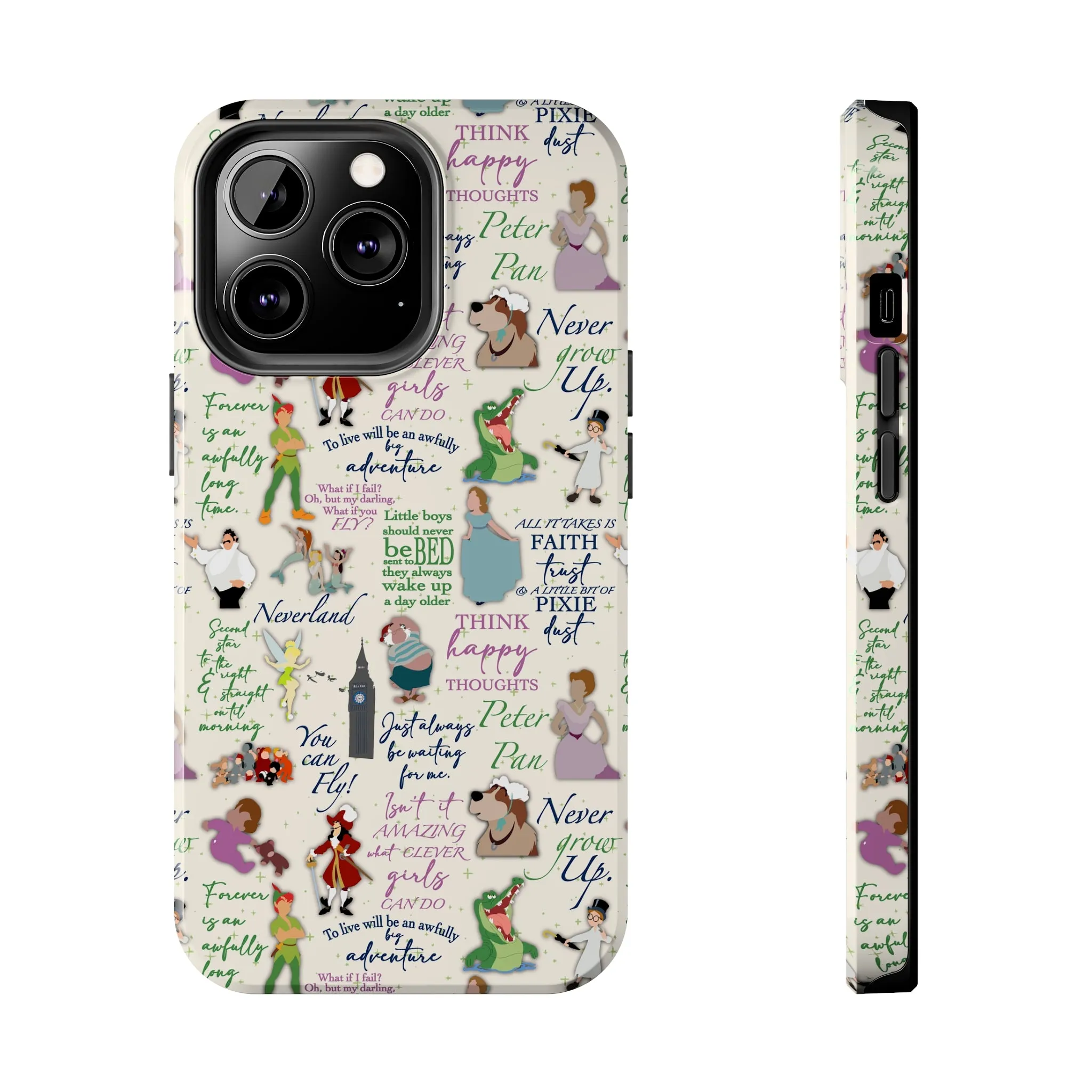 Pan Neverland Inspired Phone Case Gift Inspired Fan Art Movie Iphone