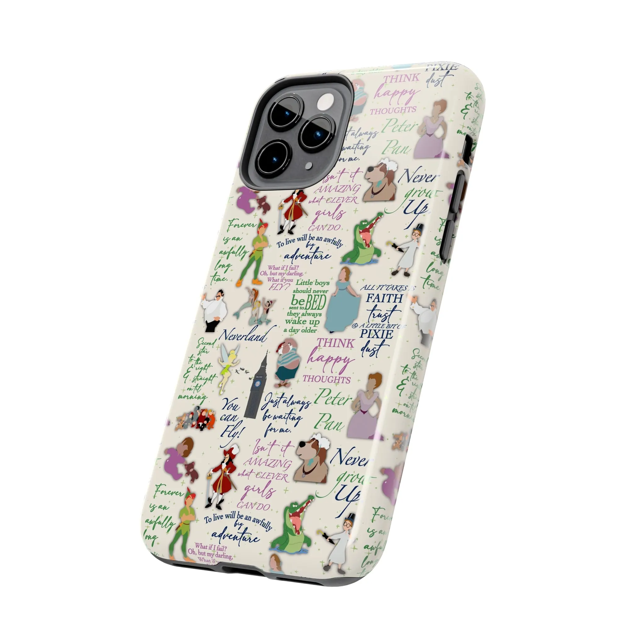 Pan Neverland Inspired Phone Case Gift Inspired Fan Art Movie Iphone