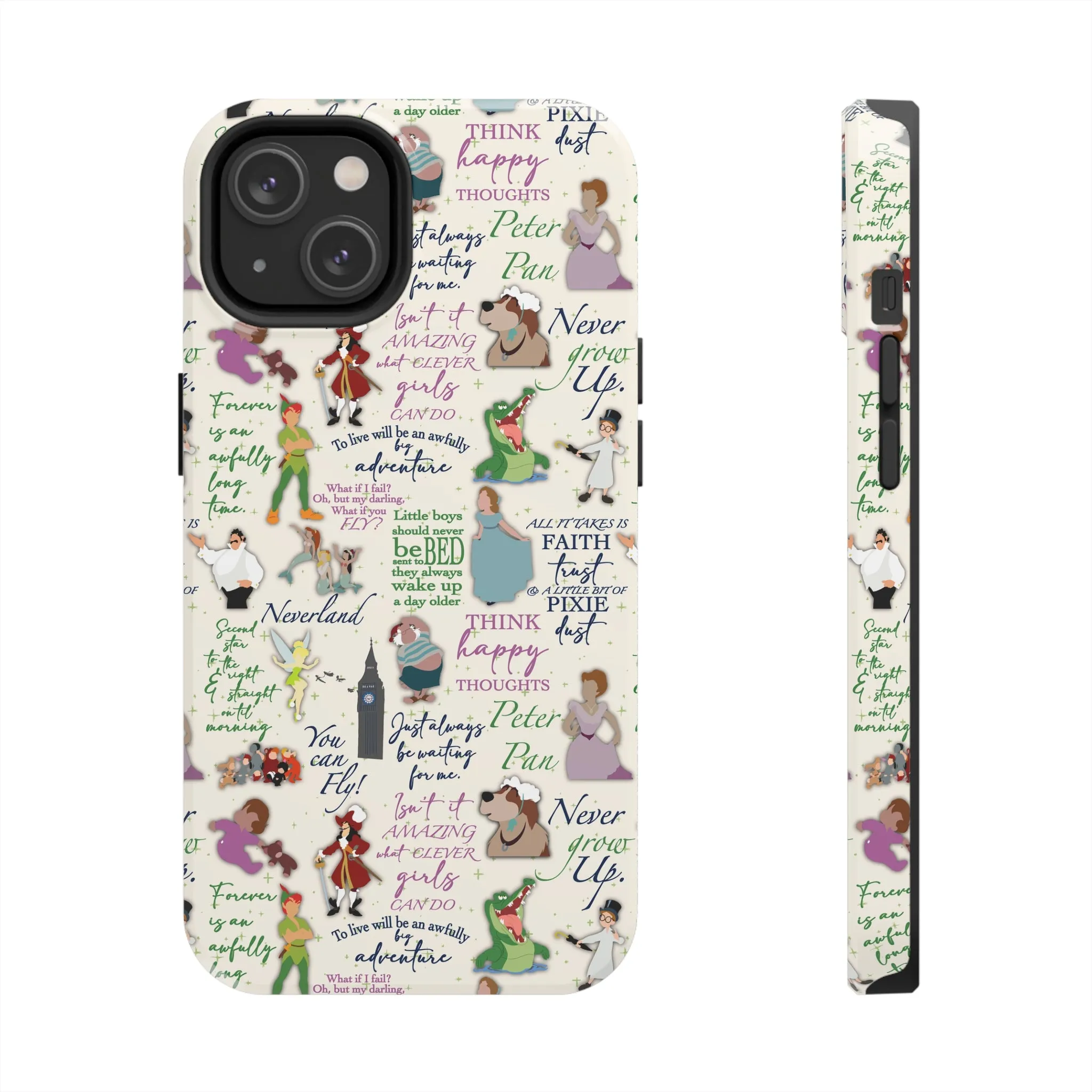 Pan Neverland Inspired Phone Case Gift Inspired Fan Art Movie Iphone