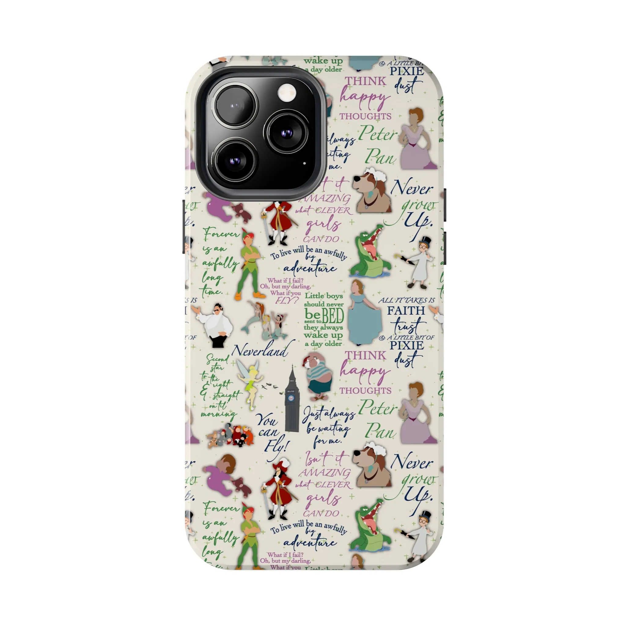 Pan Neverland Inspired Phone Case Gift Inspired Fan Art Movie Iphone