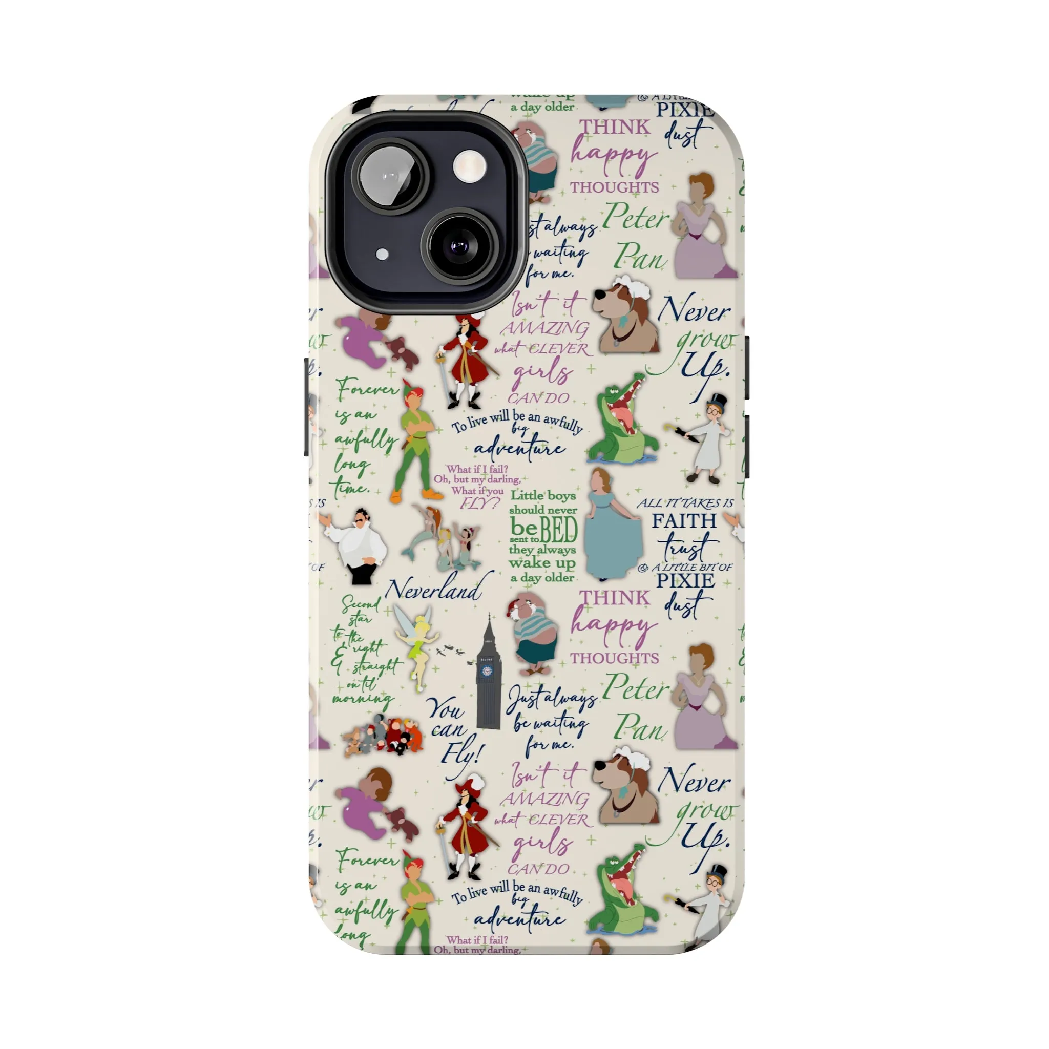 Pan Neverland Inspired Phone Case Gift Inspired Fan Art Movie Iphone