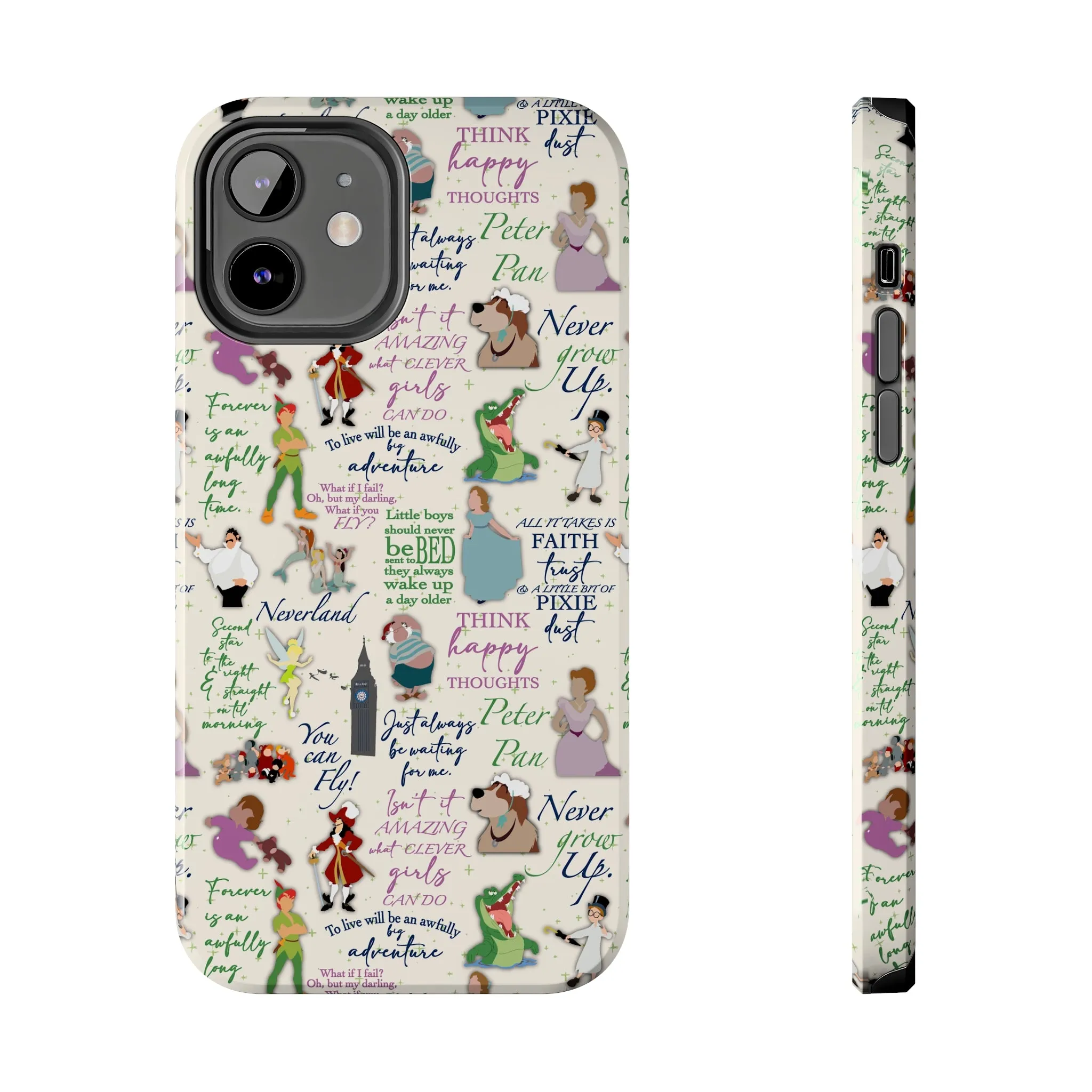 Pan Neverland Inspired Phone Case Gift Inspired Fan Art Movie Iphone