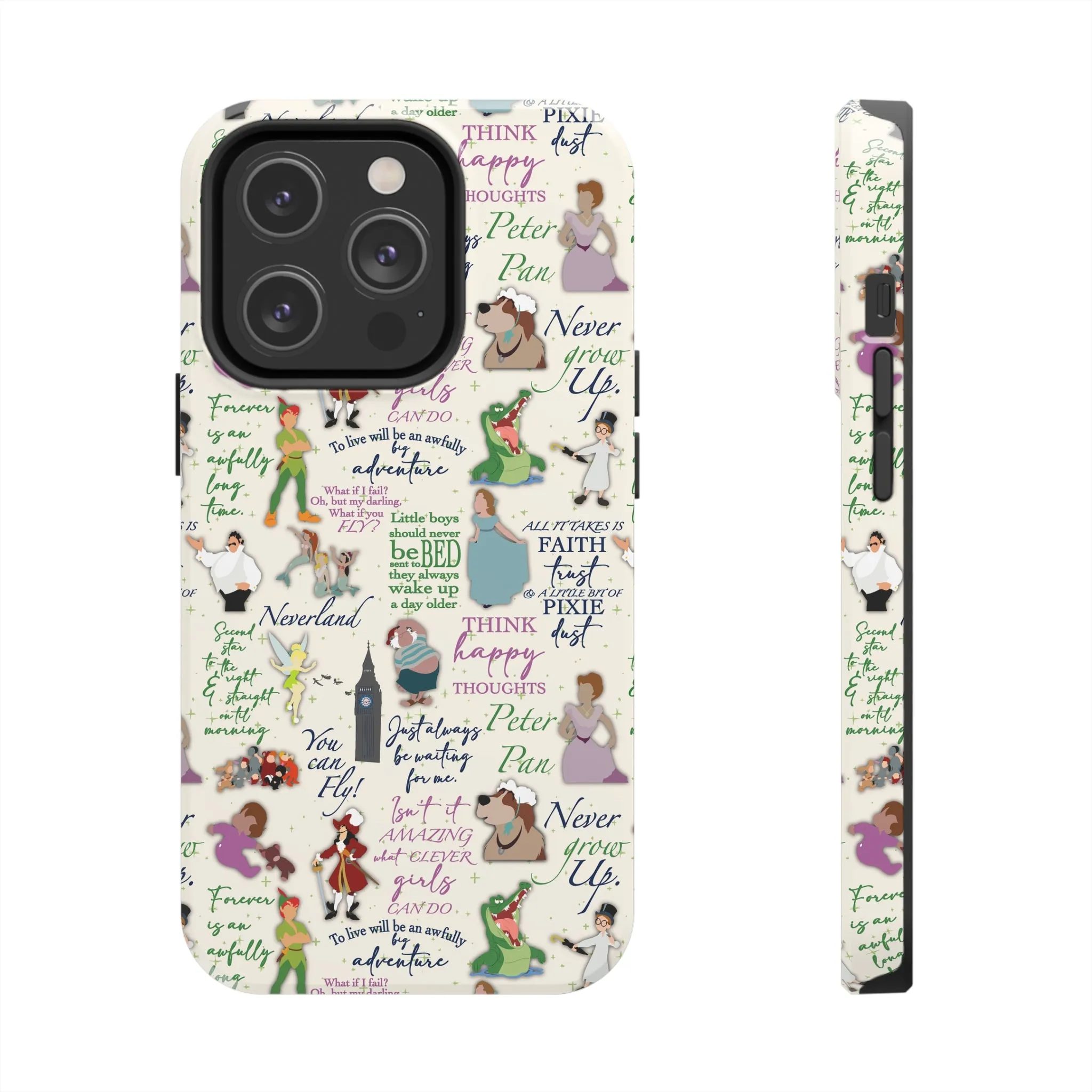 Pan Neverland Inspired Phone Case Gift Inspired Fan Art Movie Iphone