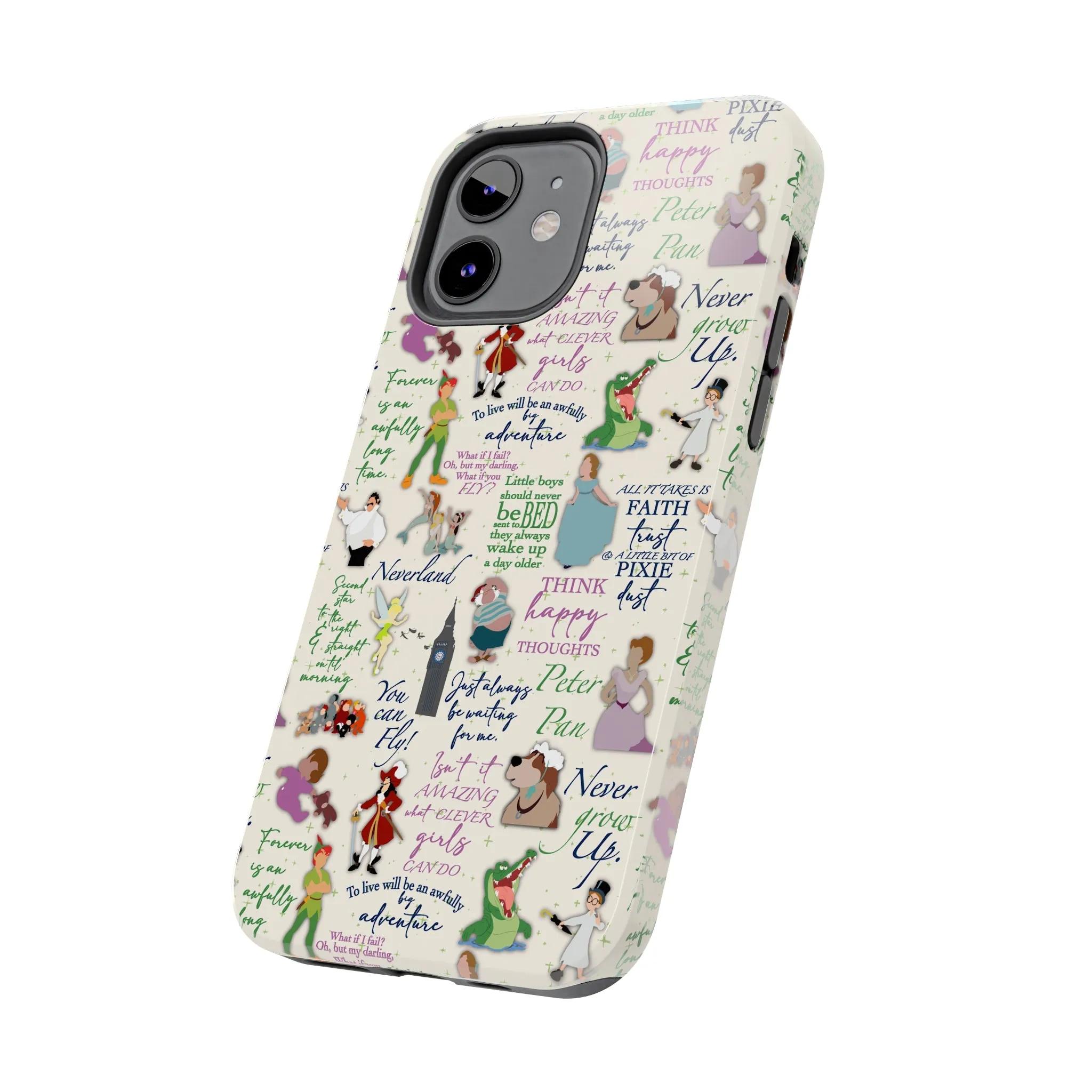 Pan Neverland Inspired Phone Case Gift Inspired Fan Art Movie Iphone