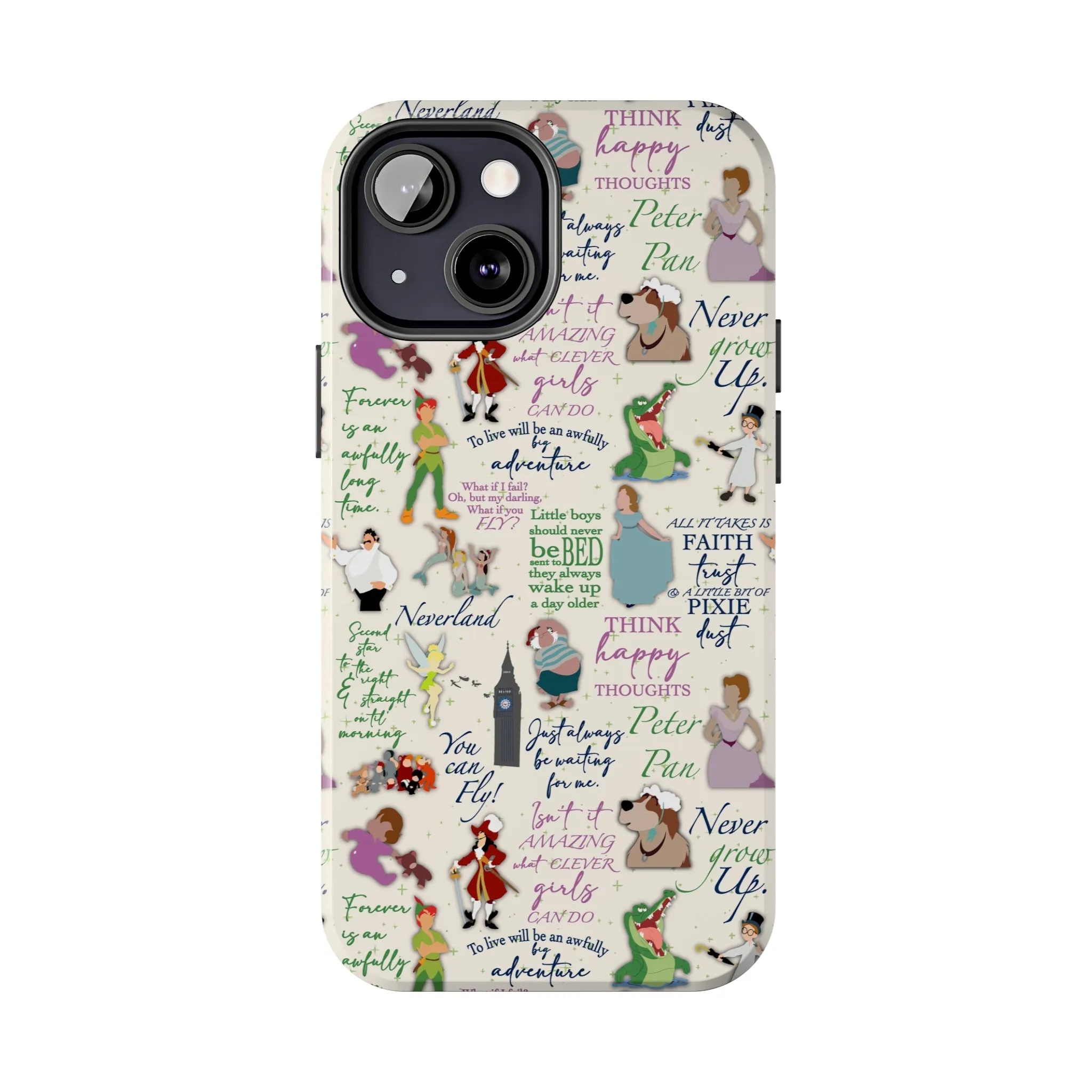 Pan Neverland Inspired Phone Case Gift Inspired Fan Art Movie Iphone