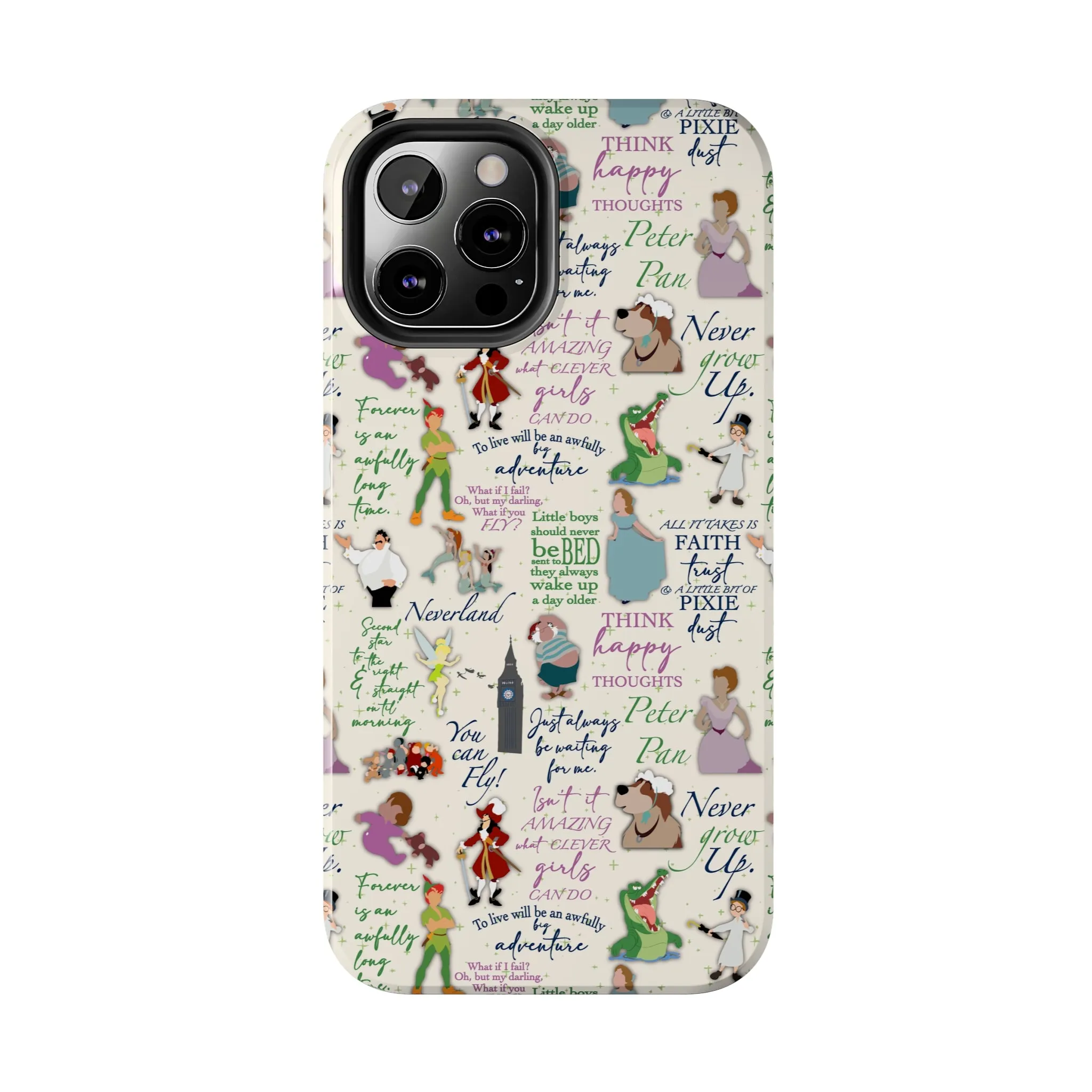 Pan Neverland Inspired Phone Case Gift Inspired Fan Art Movie Iphone