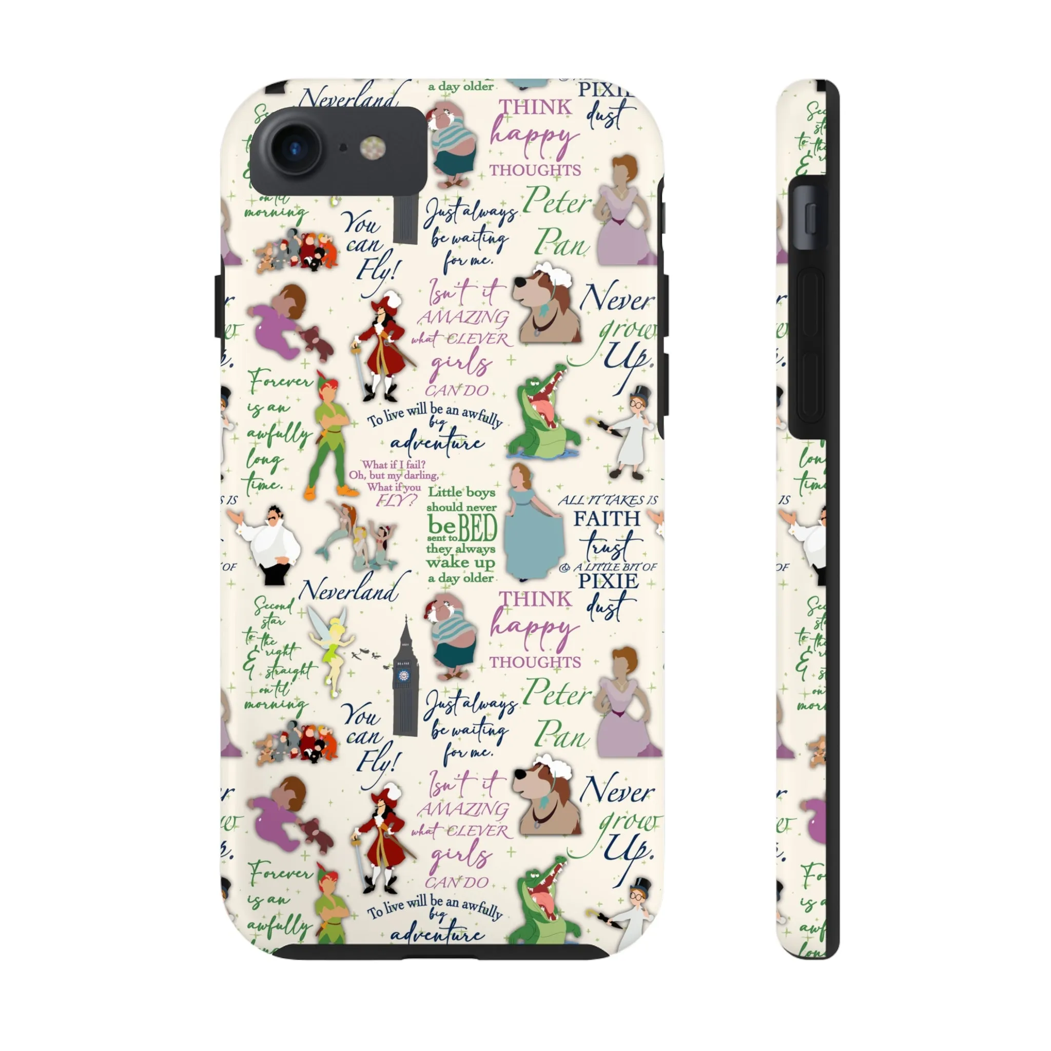 Pan Neverland Inspired Phone Case Gift Inspired Fan Art Movie Iphone