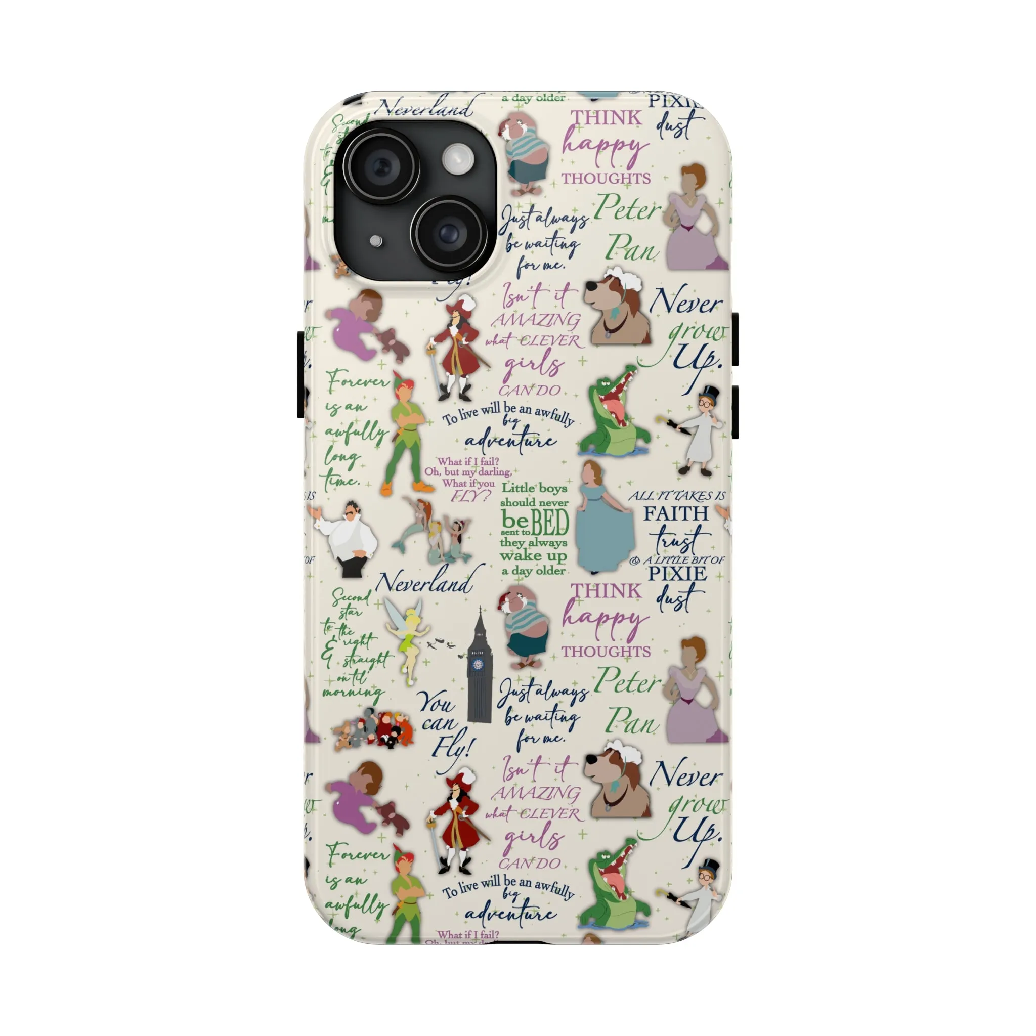 Pan Neverland Inspired Phone Case Gift Inspired Fan Art Movie Iphone