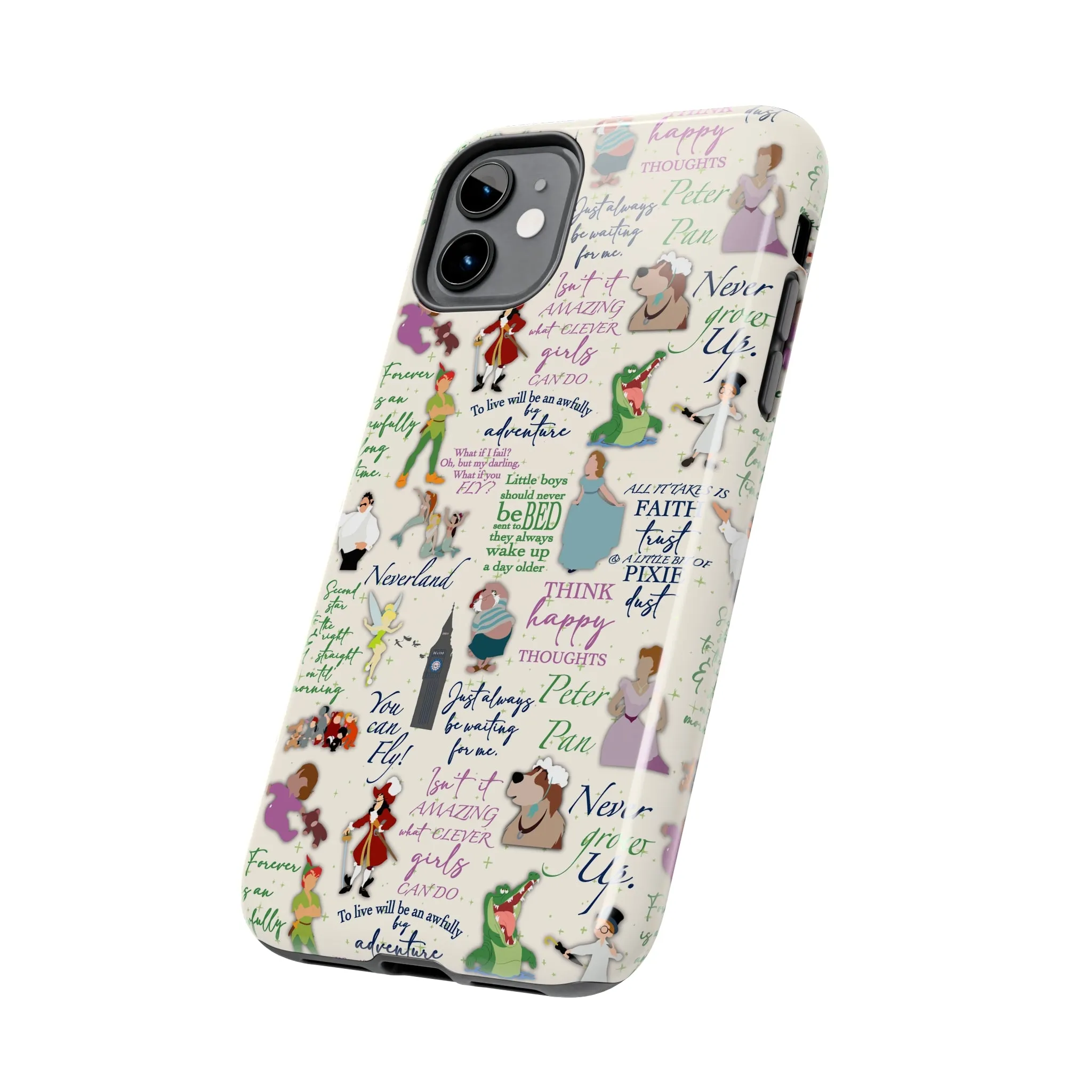 Pan Neverland Inspired Phone Case Gift Inspired Fan Art Movie Iphone