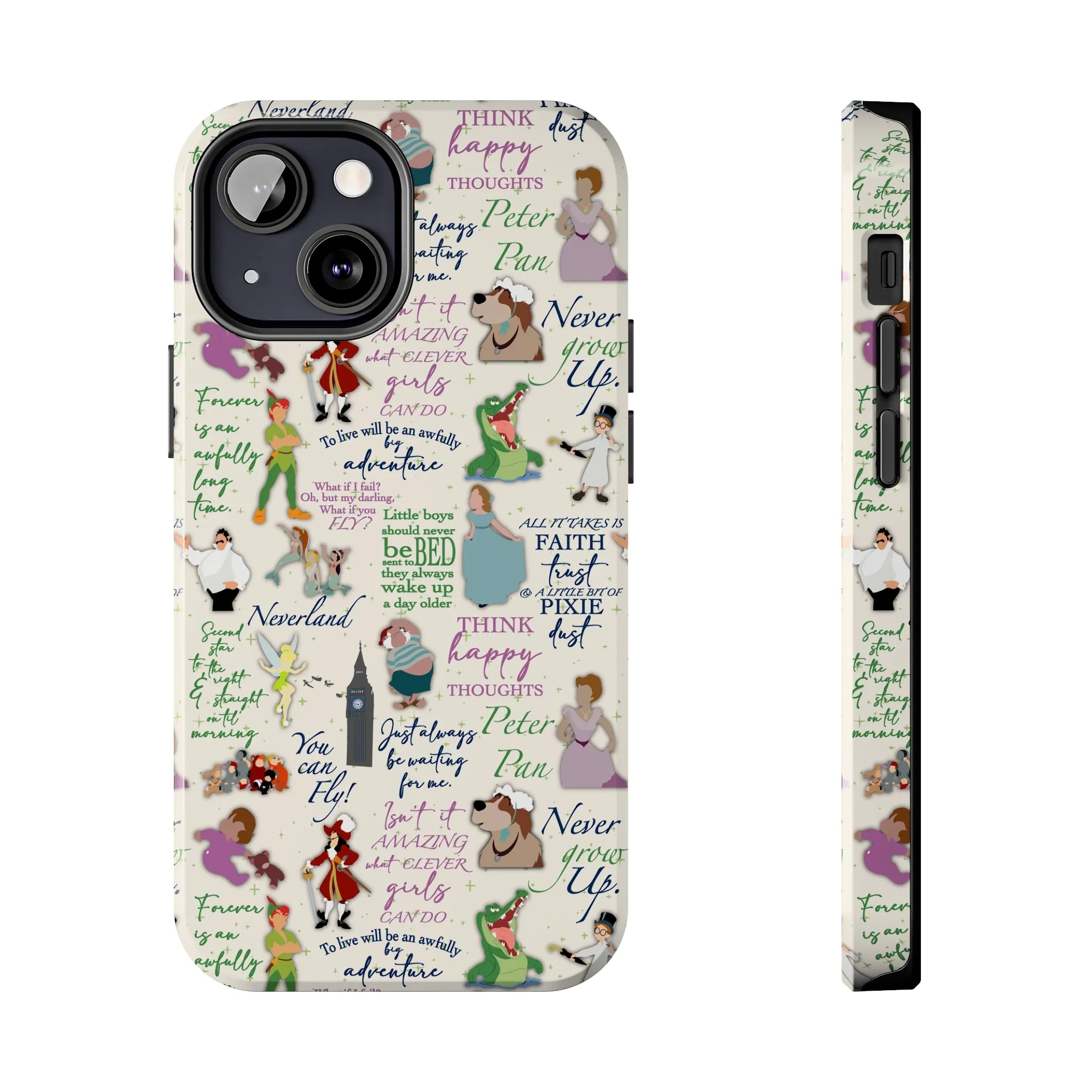 Pan Neverland Inspired Phone Case Gift Inspired Fan Art Movie Iphone