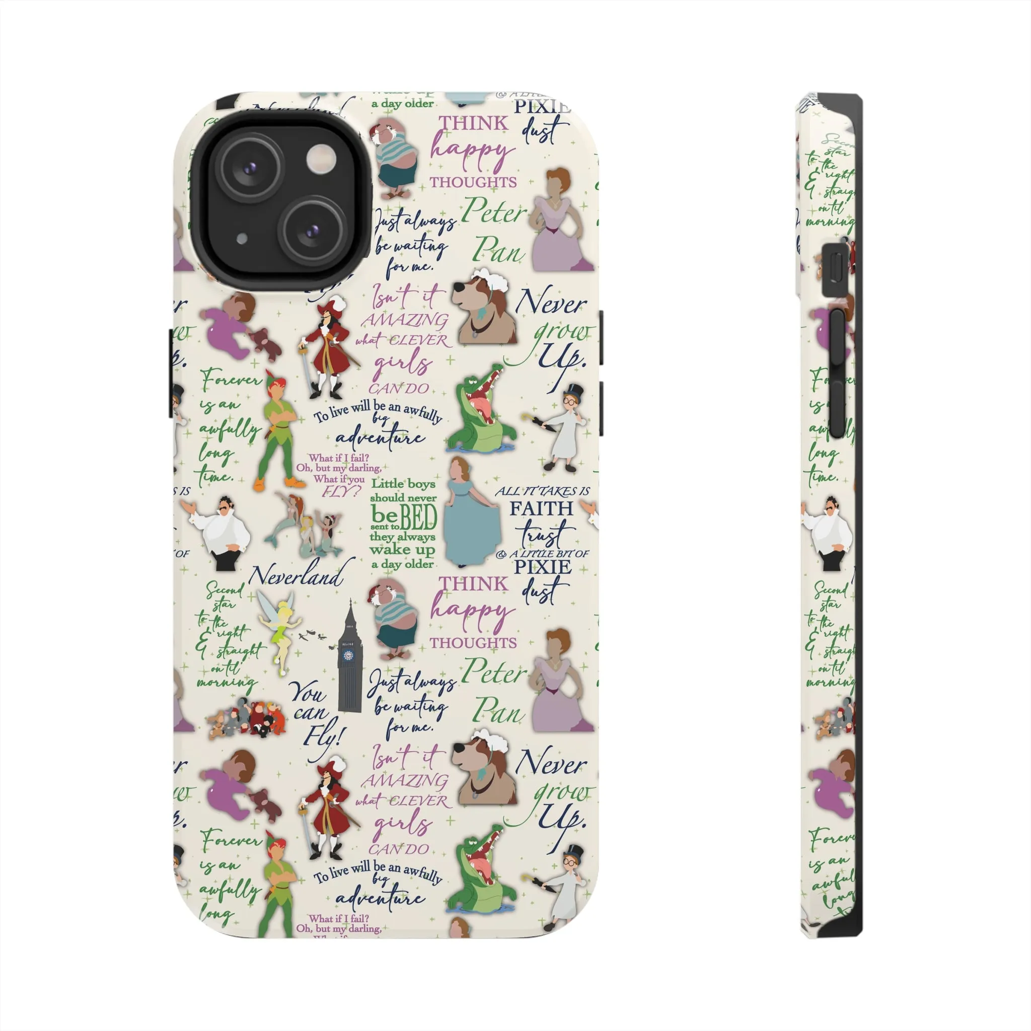 Pan Neverland Inspired Phone Case Gift Inspired Fan Art Movie Iphone