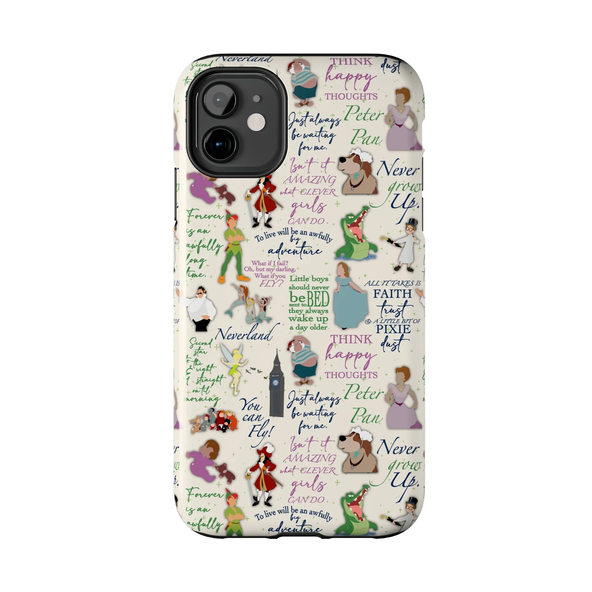 Pan Neverland Inspired Phone Case Gift Inspired Fan Art Movie Iphone