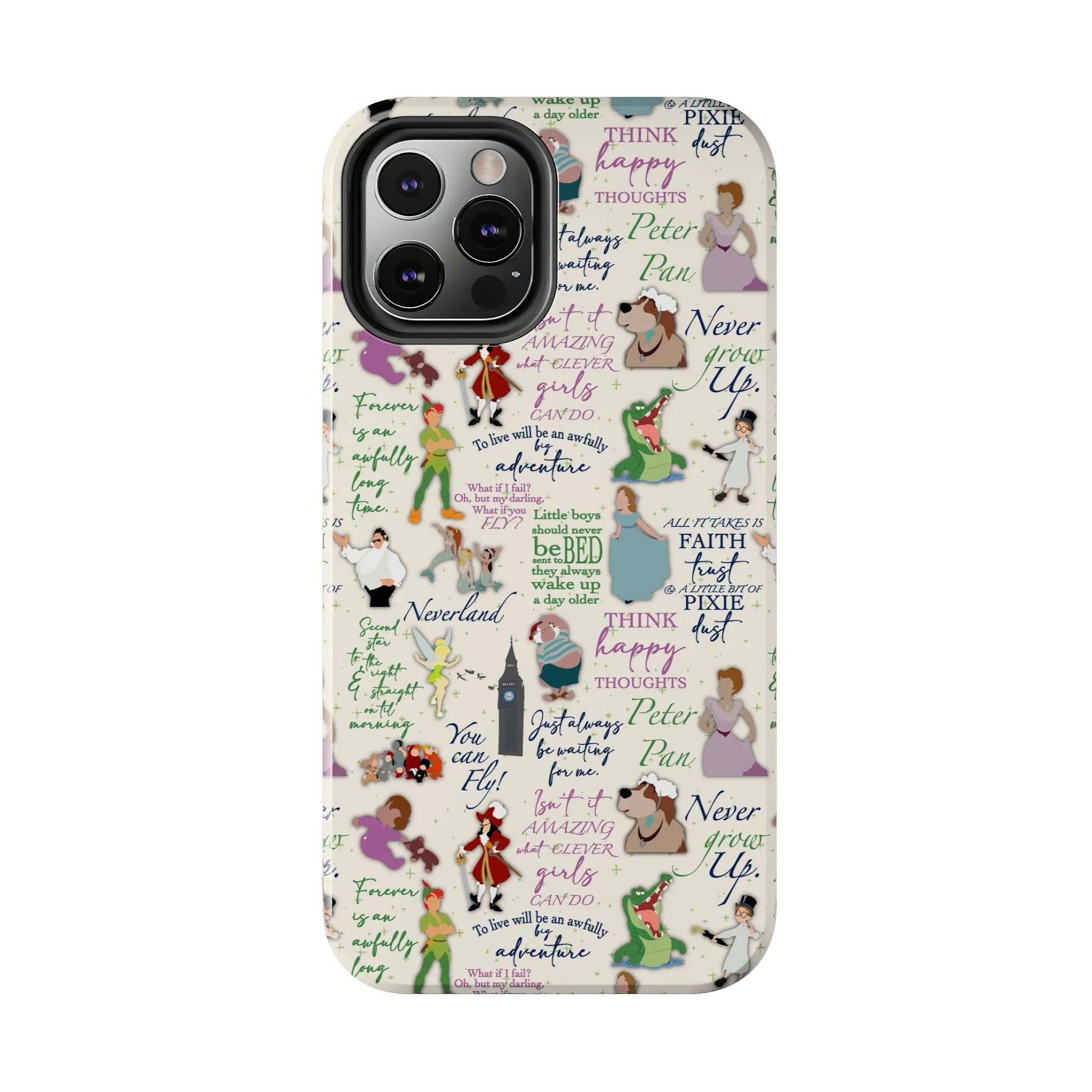 Pan Neverland Inspired Phone Case Gift Inspired Fan Art Movie Iphone