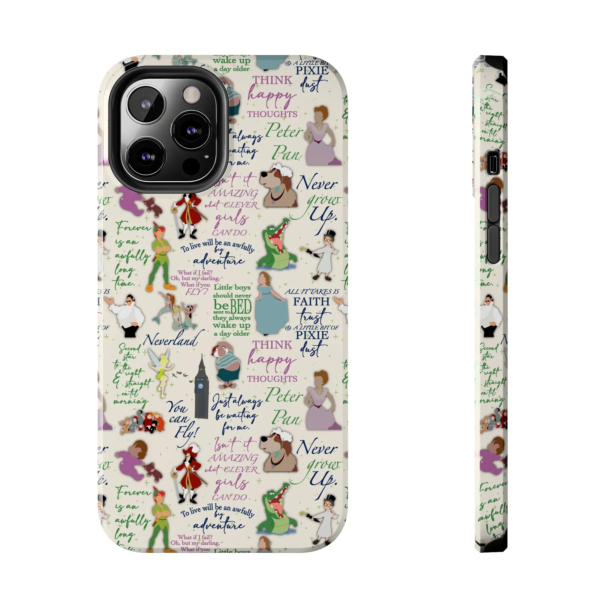 Pan Neverland Inspired Phone Case Gift Inspired Fan Art Movie Iphone