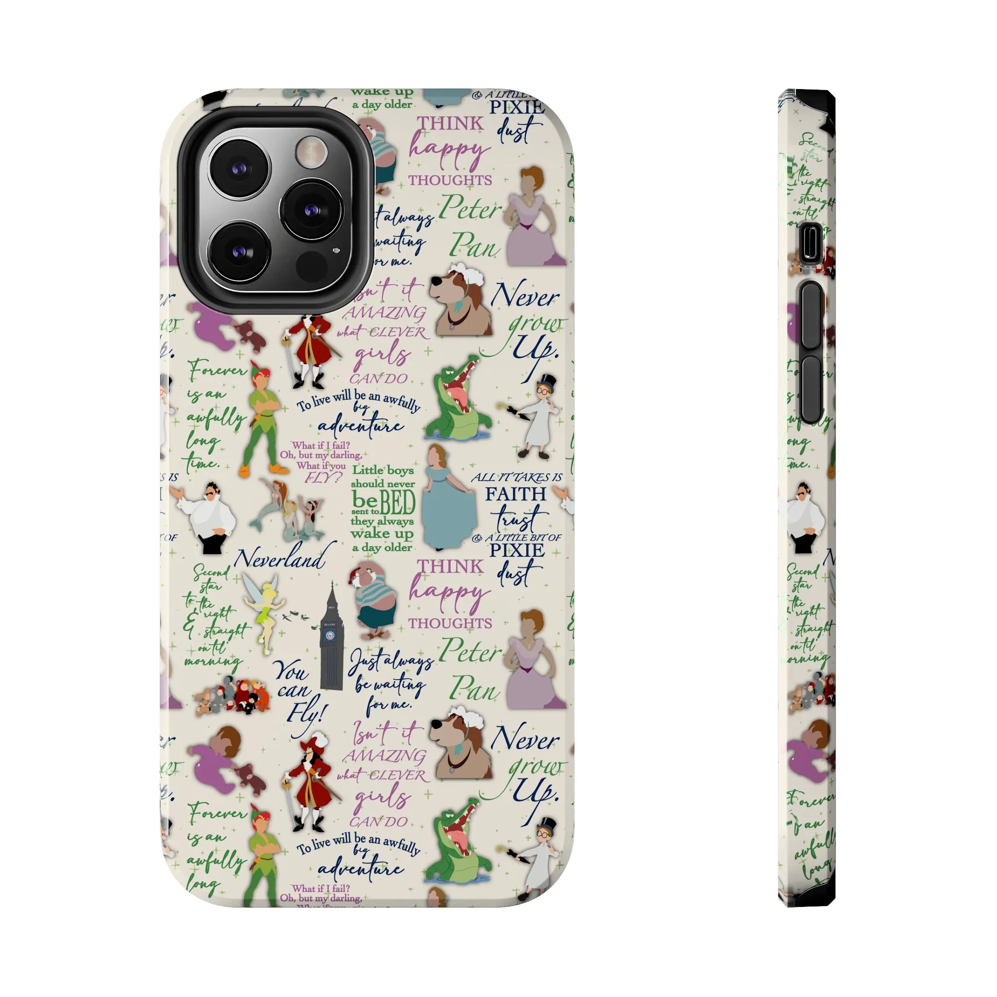 Pan Neverland Inspired Phone Case Gift Inspired Fan Art Movie Iphone