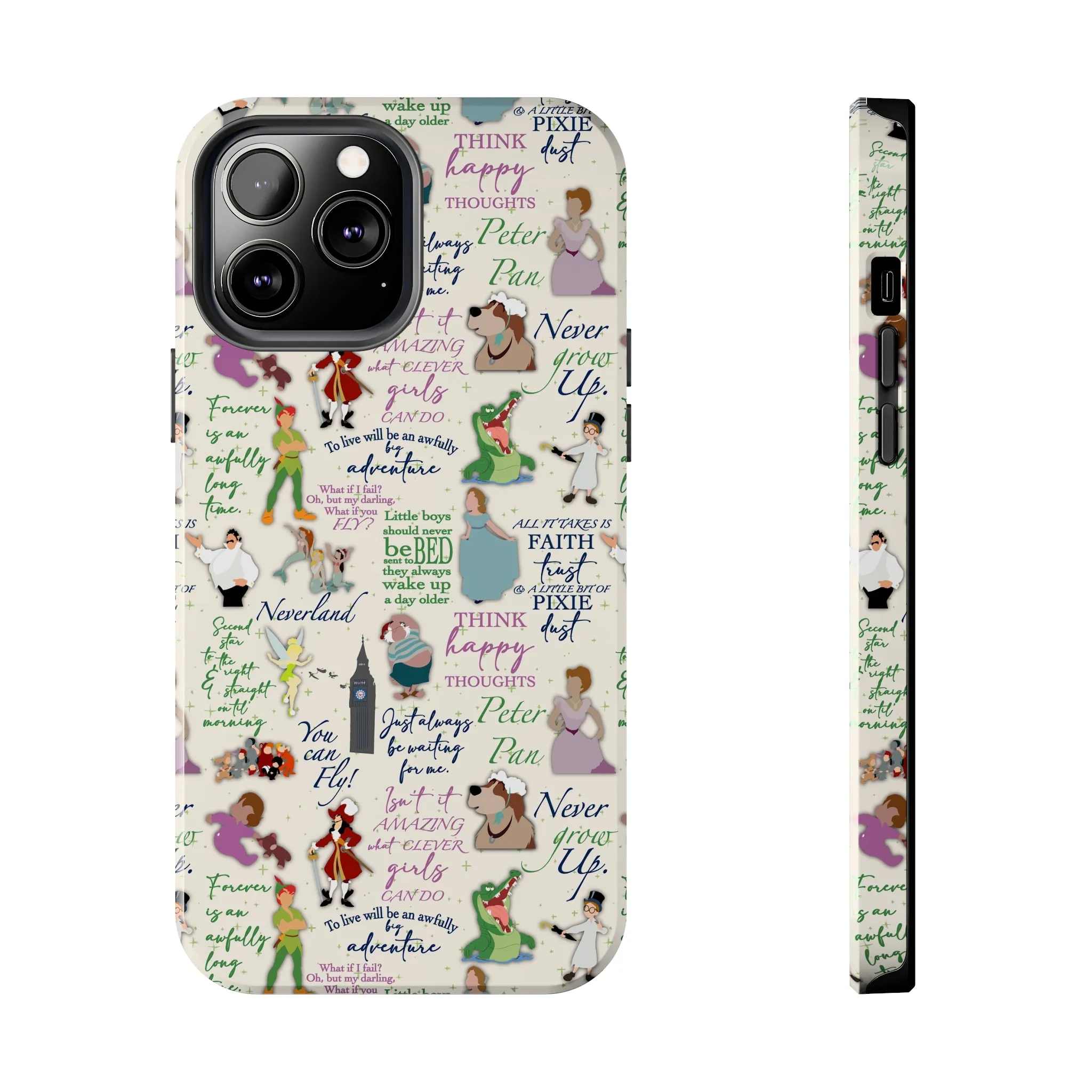 Pan Neverland Inspired Phone Case Gift Inspired Fan Art Movie Iphone