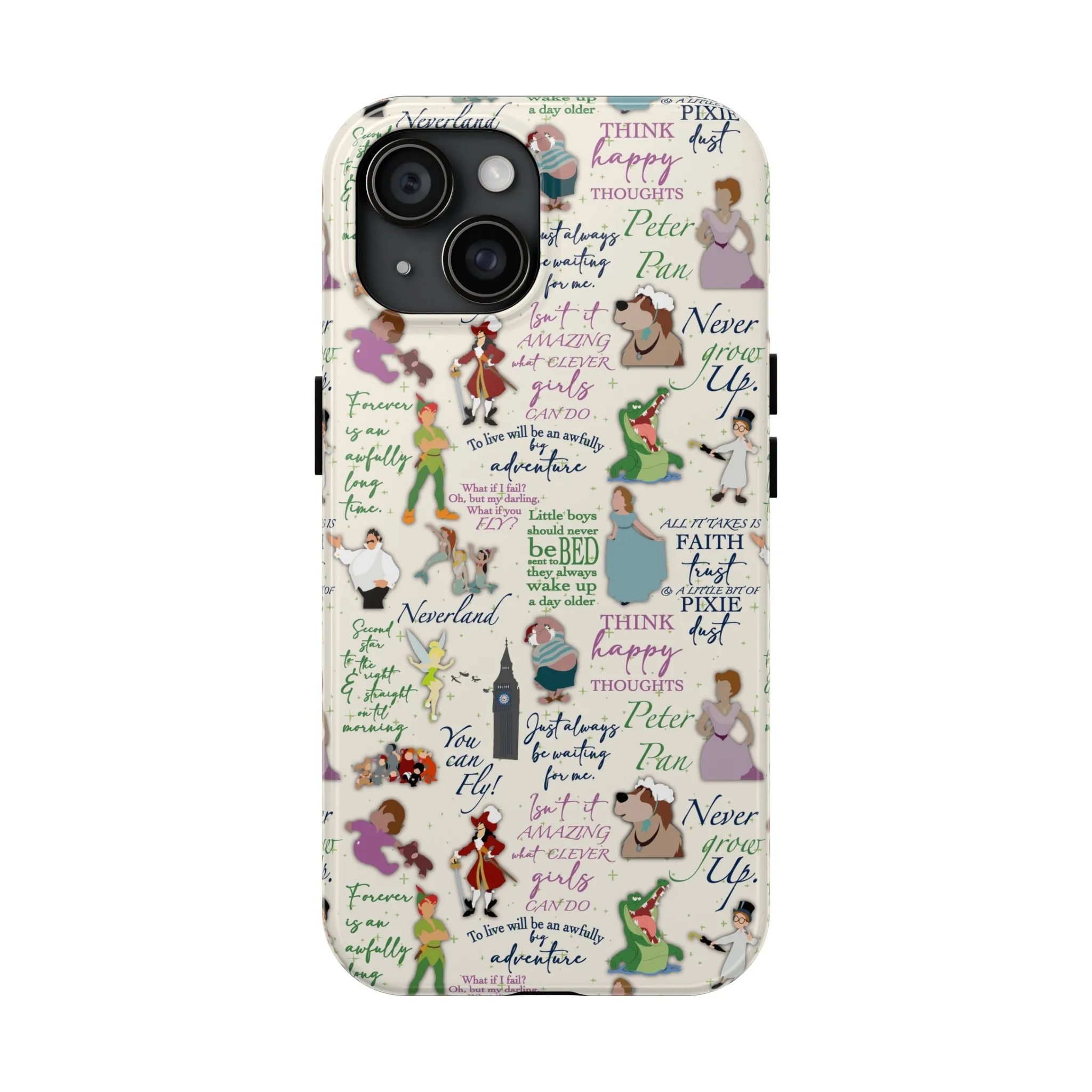 Pan Neverland Inspired Phone Case Gift Inspired Fan Art Movie Iphone