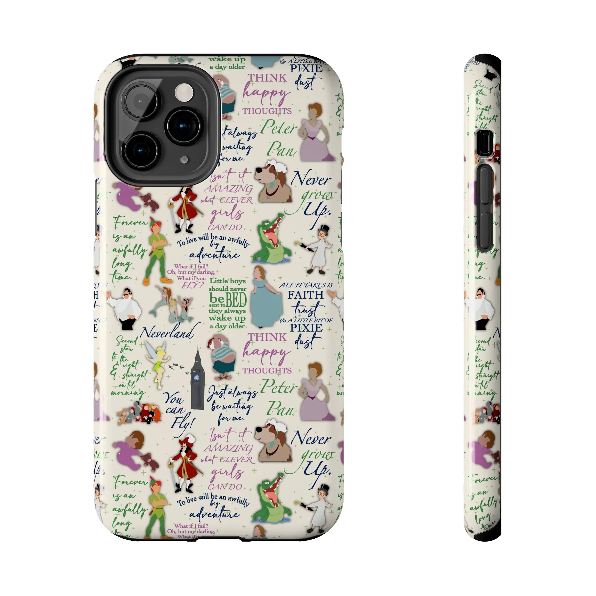 Pan Neverland Inspired Phone Case Gift Inspired Fan Art Movie Iphone