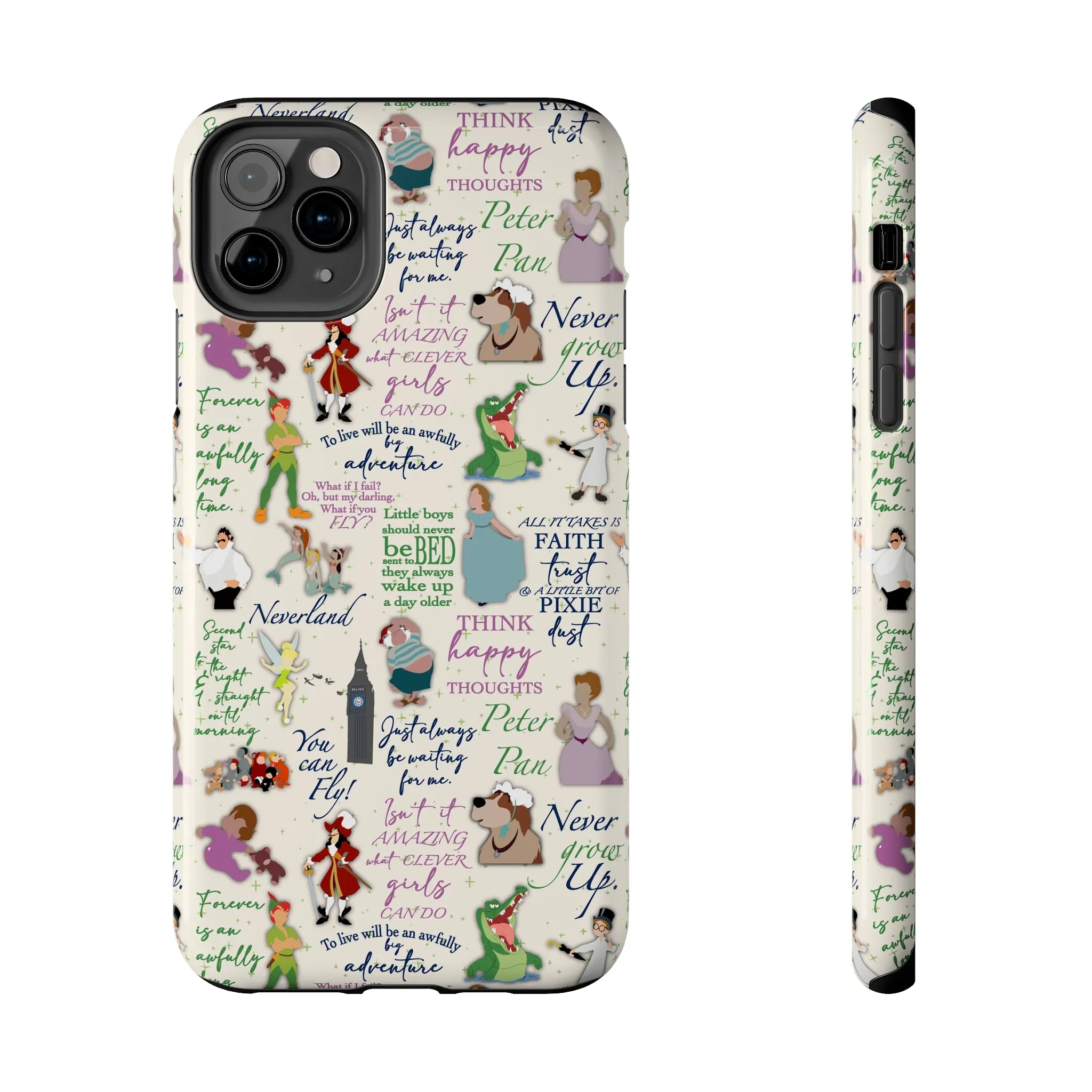 Pan Neverland Inspired Phone Case Gift Inspired Fan Art Movie Iphone