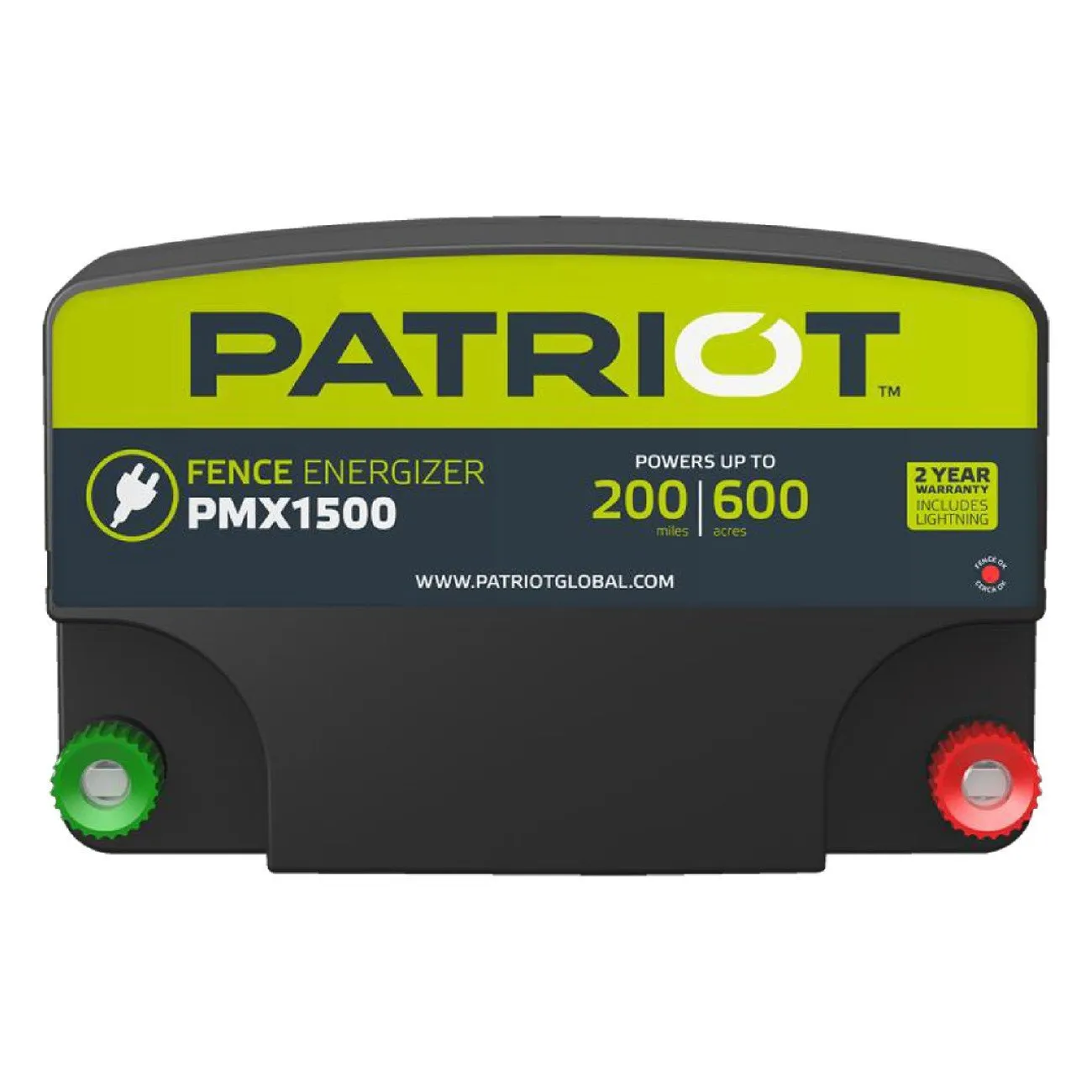 Patriot PMX1500 fence charger (110v)