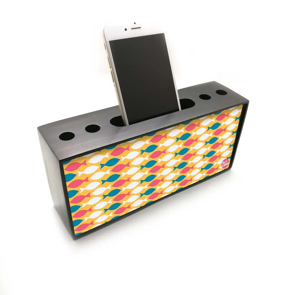 Pen Mobile Stand Holder Desk Organizer - Colorful Fish