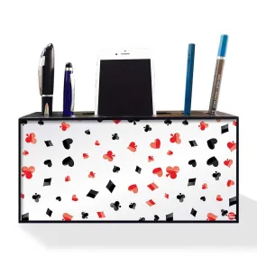 Pen Mobile Stand Holder Desk Organizer - Playing Cards