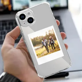 Personalized Back Cover for i Phone 13 with Photo Transparent Case with Camera Protection