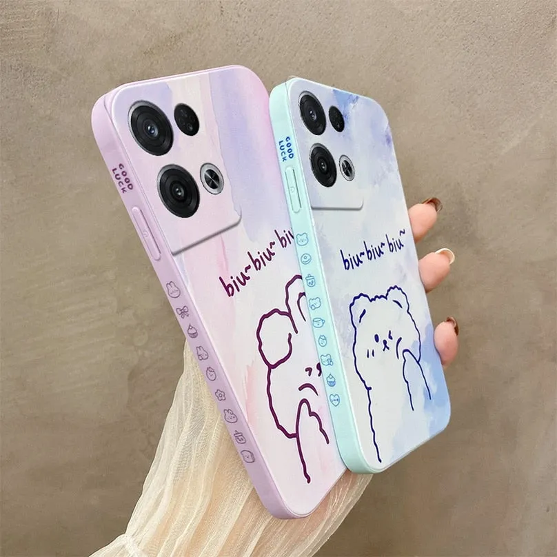 Phone Case For Reno 8 Pro Reno8 Reno 7 Pro 7Z 7 Lite 6 5 Reno 4 Lite 4Z 5G OPPO Find X5 Lite X3