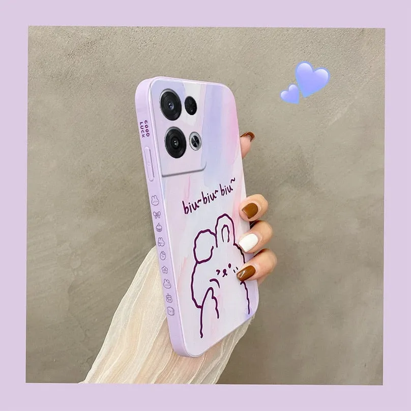 Phone Case For Reno 8 Pro Reno8 Reno 7 Pro 7Z 7 Lite 6 5 Reno 4 Lite 4Z 5G OPPO Find X5 Lite X3