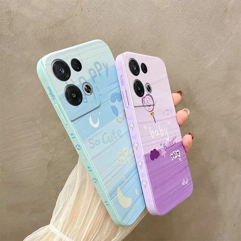 Phone Case For Reno 8 Pro Reno8 Reno 7 Pro 7Z 7 Lite 6 5 Reno 4 Lite 4Z 5G OPPO Find X5 Lite X3