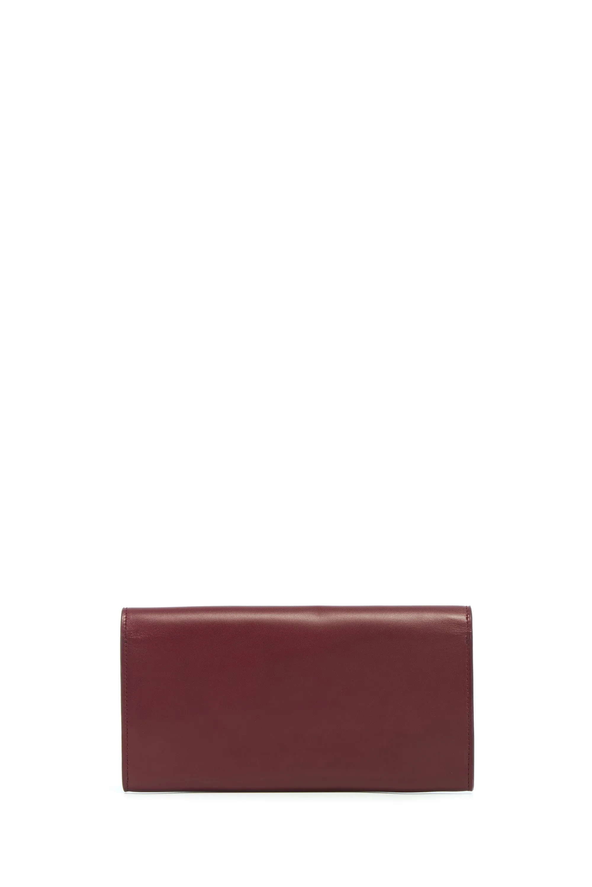 Phone Wallet in Bordeaux & Pink Leather