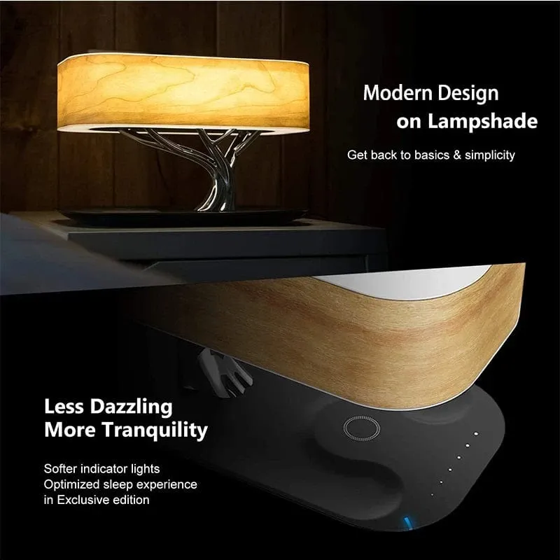 Picasso Lamp with Smart Touch Wireless Bluetooth Speakers and Phone Charging Pad