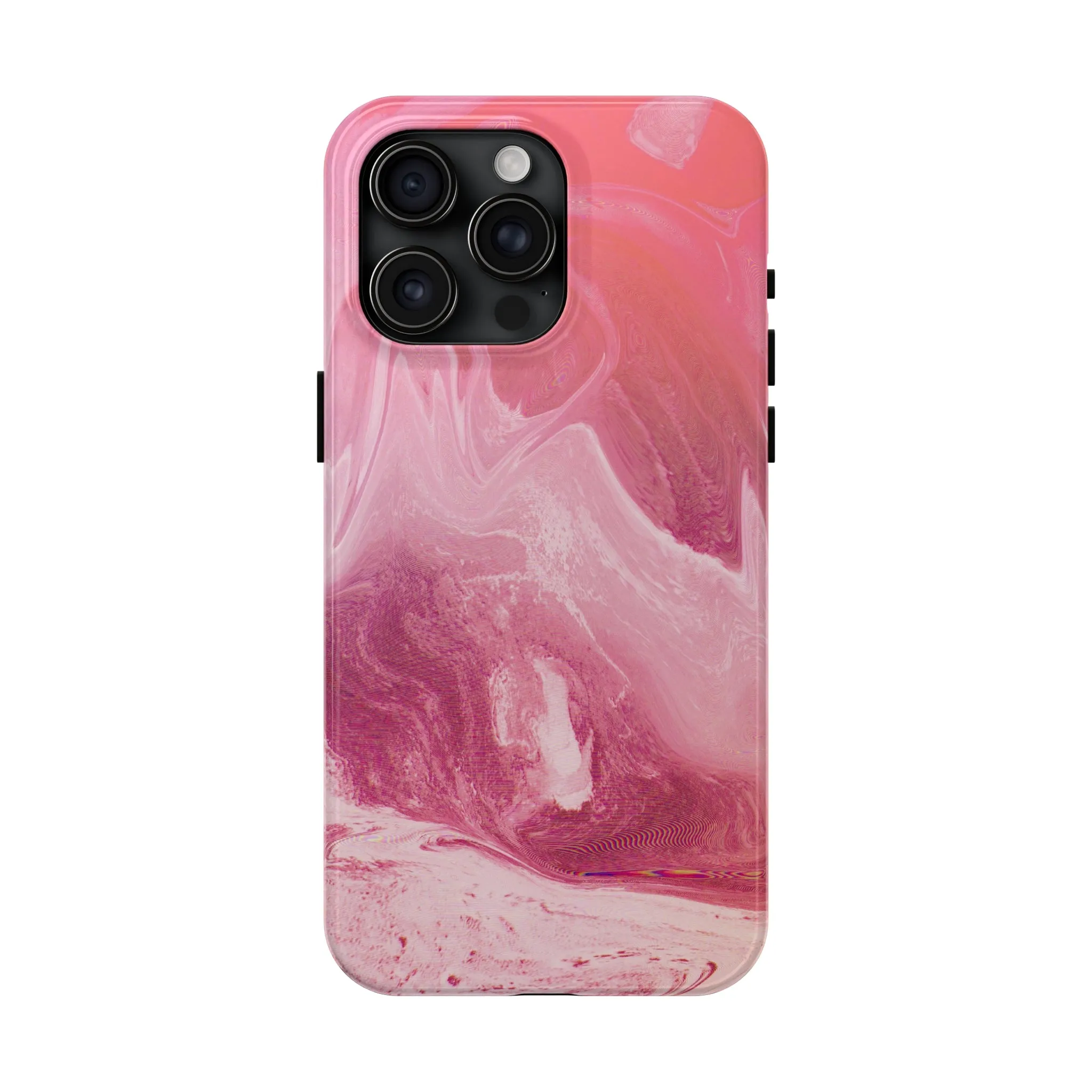 Pink Marble Design Tough Phone Case compatible with a large variety of iphone models, Gift, Phone Case