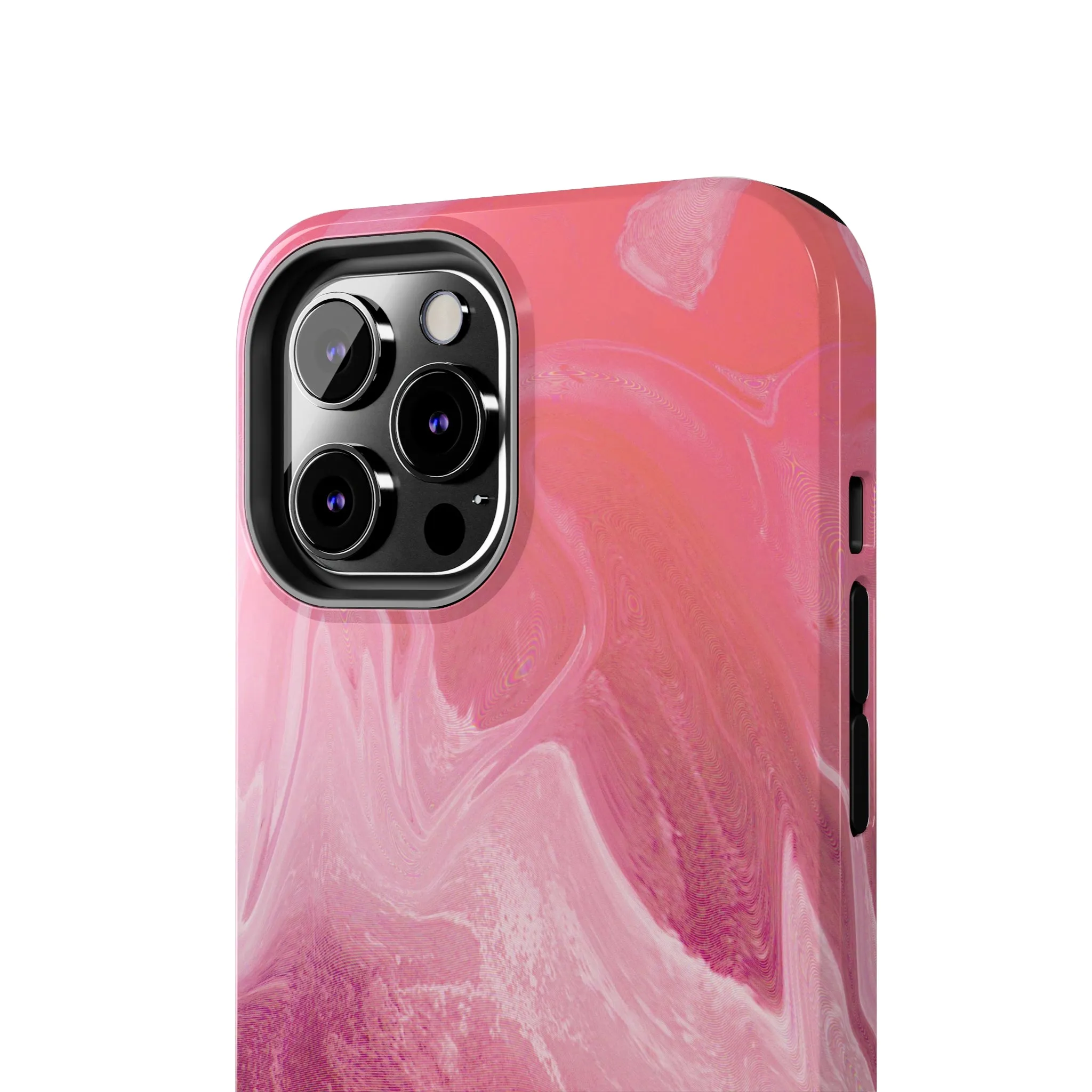 Pink Marble Design Tough Phone Case compatible with a large variety of iphone models, Gift, Phone Case