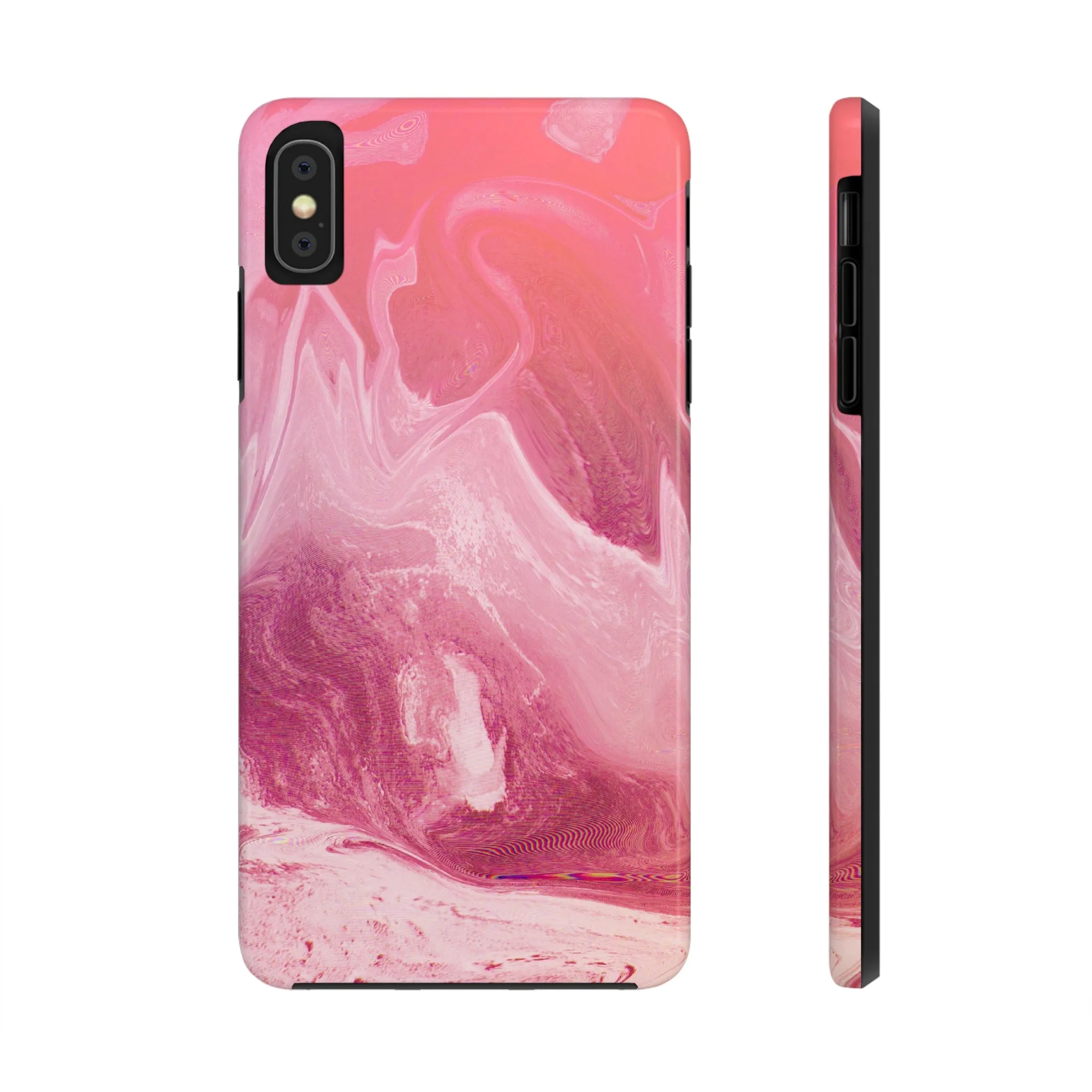 Pink Marble Design Tough Phone Case compatible with a large variety of iphone models, Gift, Phone Case