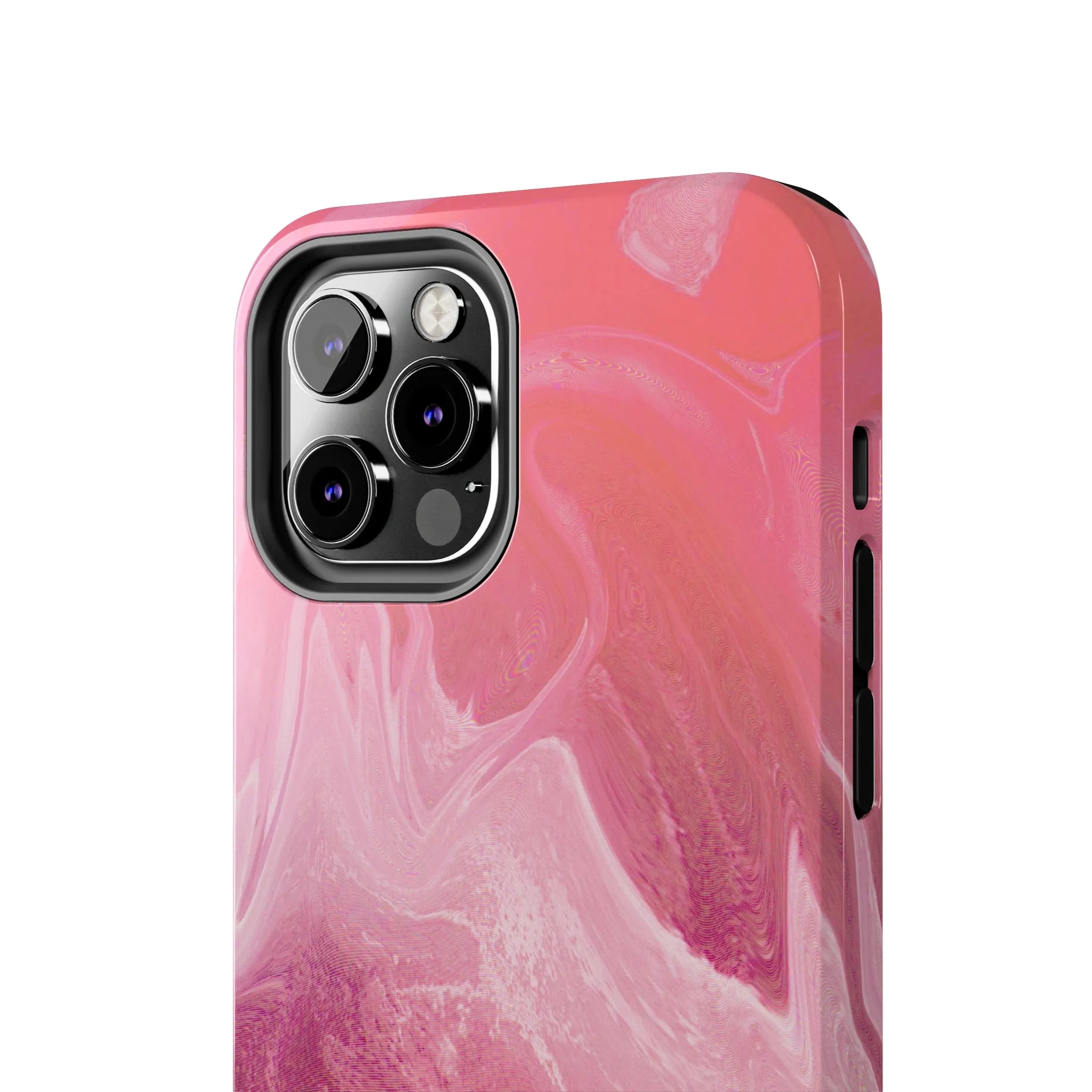 Pink Marble Design Tough Phone Case compatible with a large variety of iphone models, Gift, Phone Case