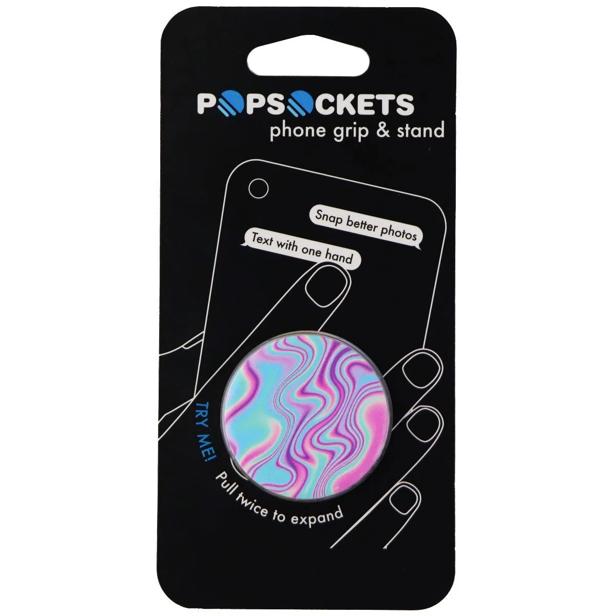 PopSockets Collapsible Grip & Stand for Phones and Tablets - Holographic