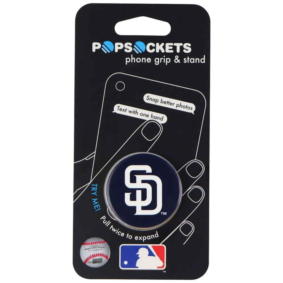 PopSockets Collapsible Grip & Stand for Phones and Tablets - San Diego Padres