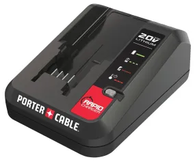 Porter-Cable PCC692L Battery Charger, 120 VAC Input, 20 V Output, 2 Ah, 0.67 hr Charge, Battery Included: No :EA: QUANTITY: 1