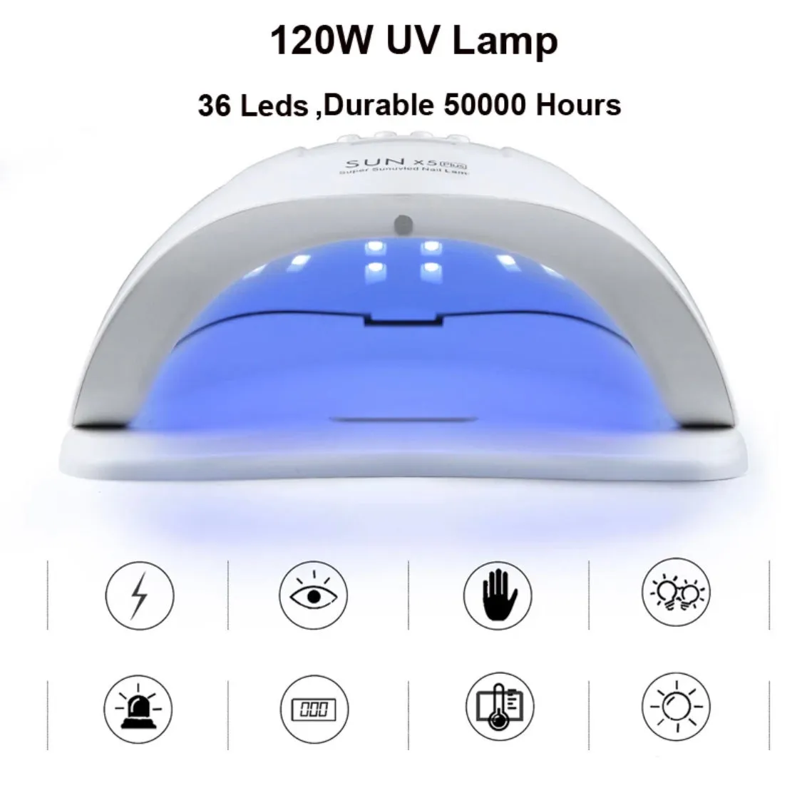 Powerful UV LED Nail Dryer with Portable Design